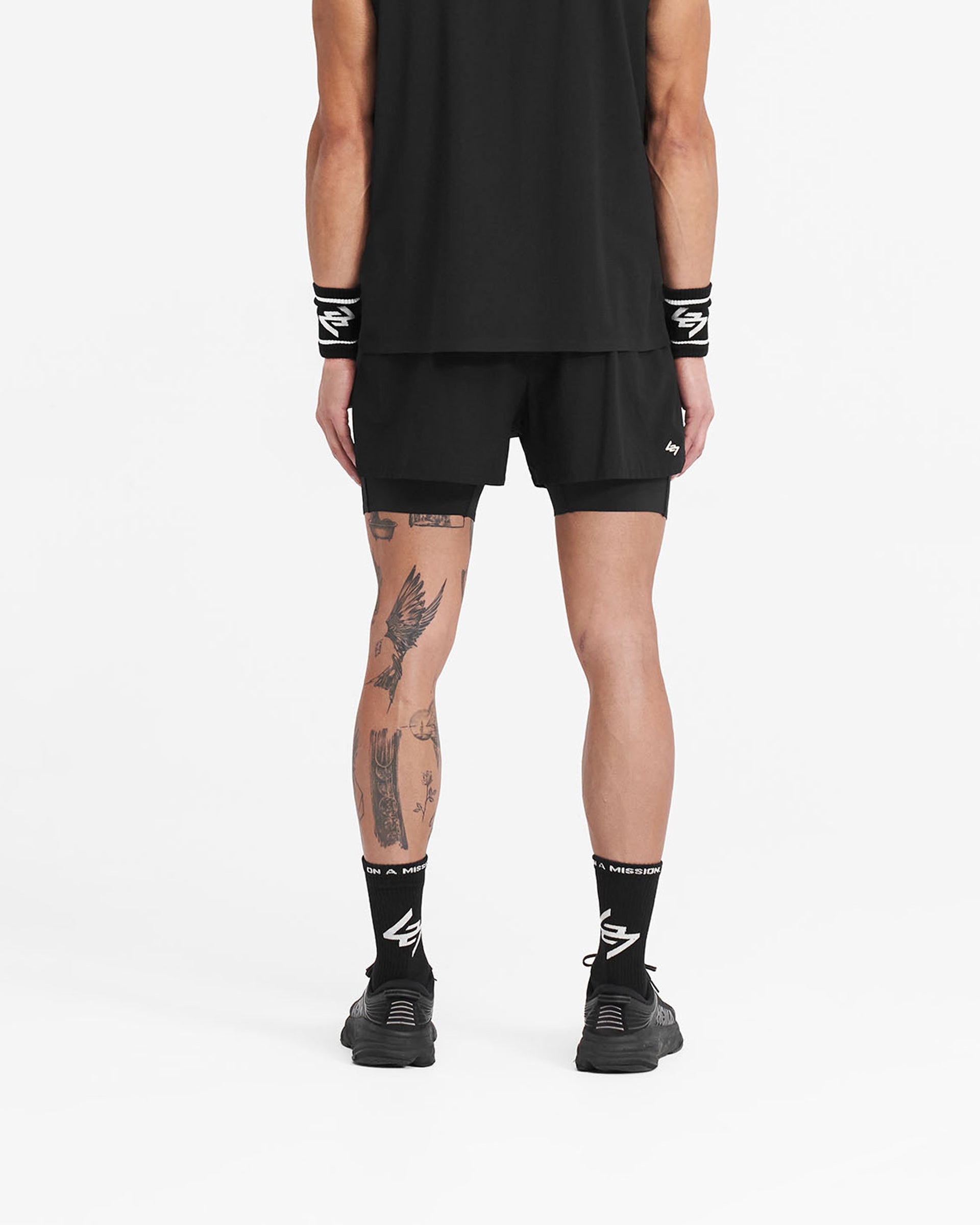 247 Trail Short - Tiefschwarz