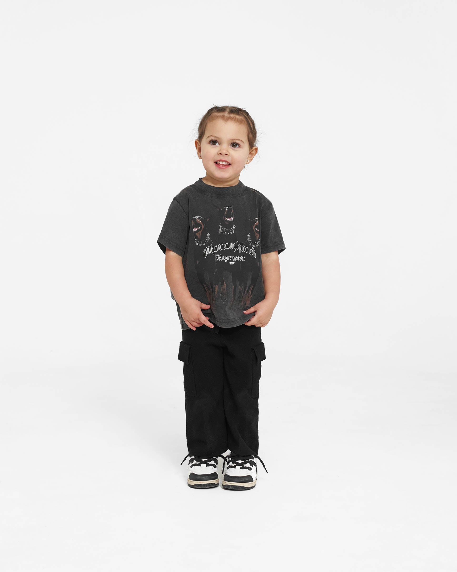 Mini Vollblut T-Shirt - Vintage Schwarz