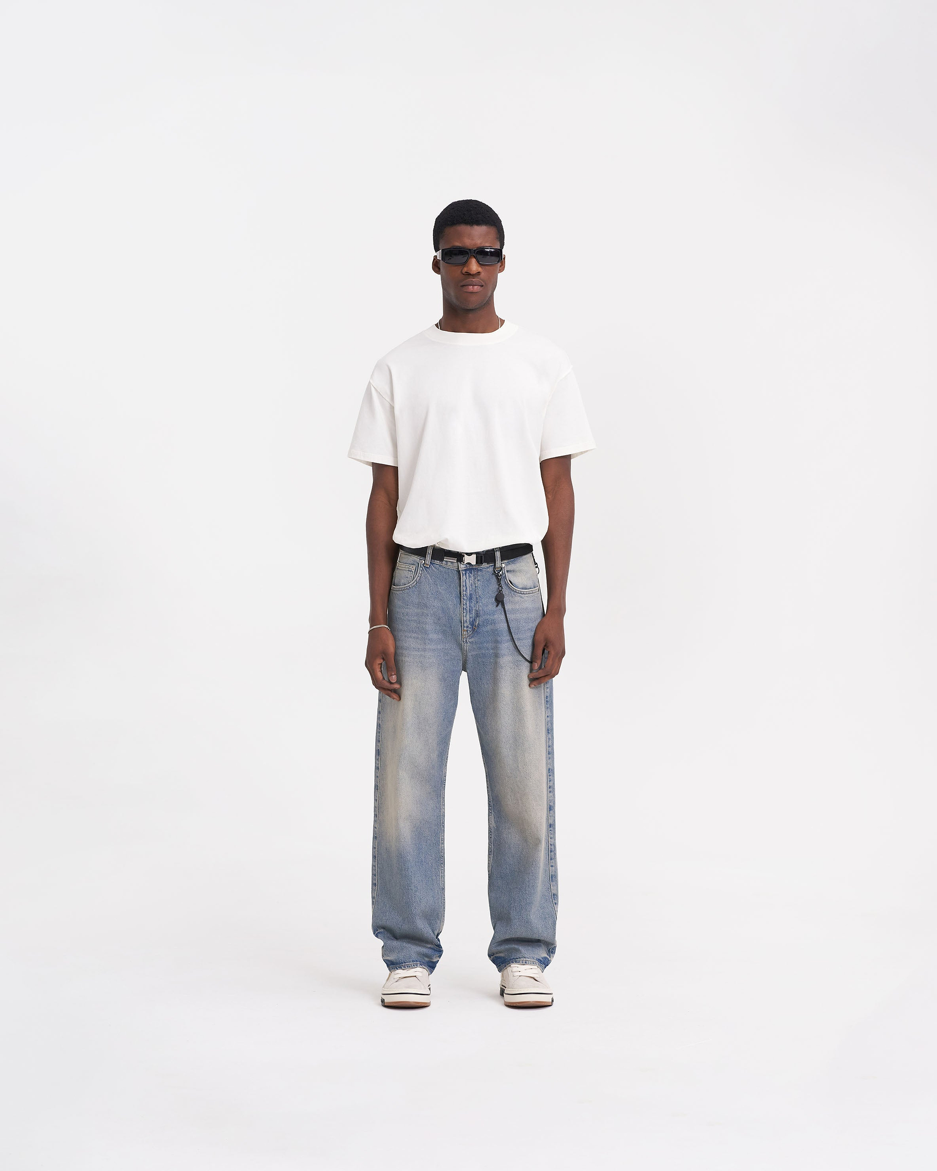 R3 Baggy-Jeans - Blau