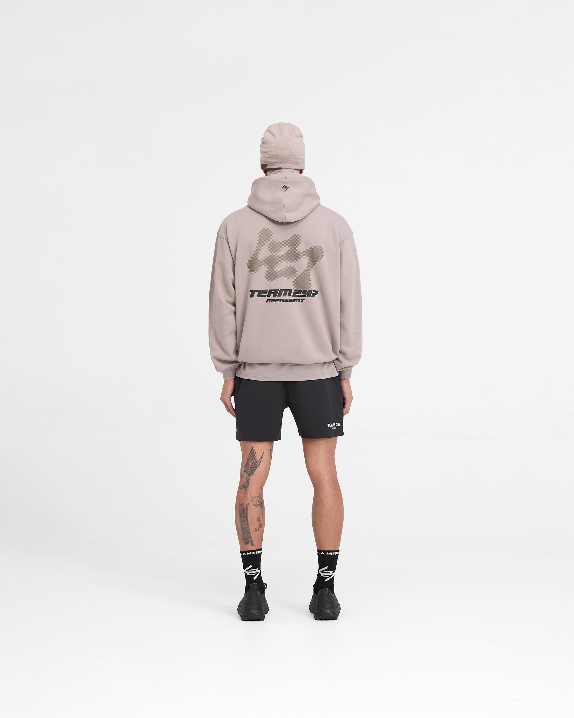 Sweat à capuche oversize 247 Future Terrains - Moonrock