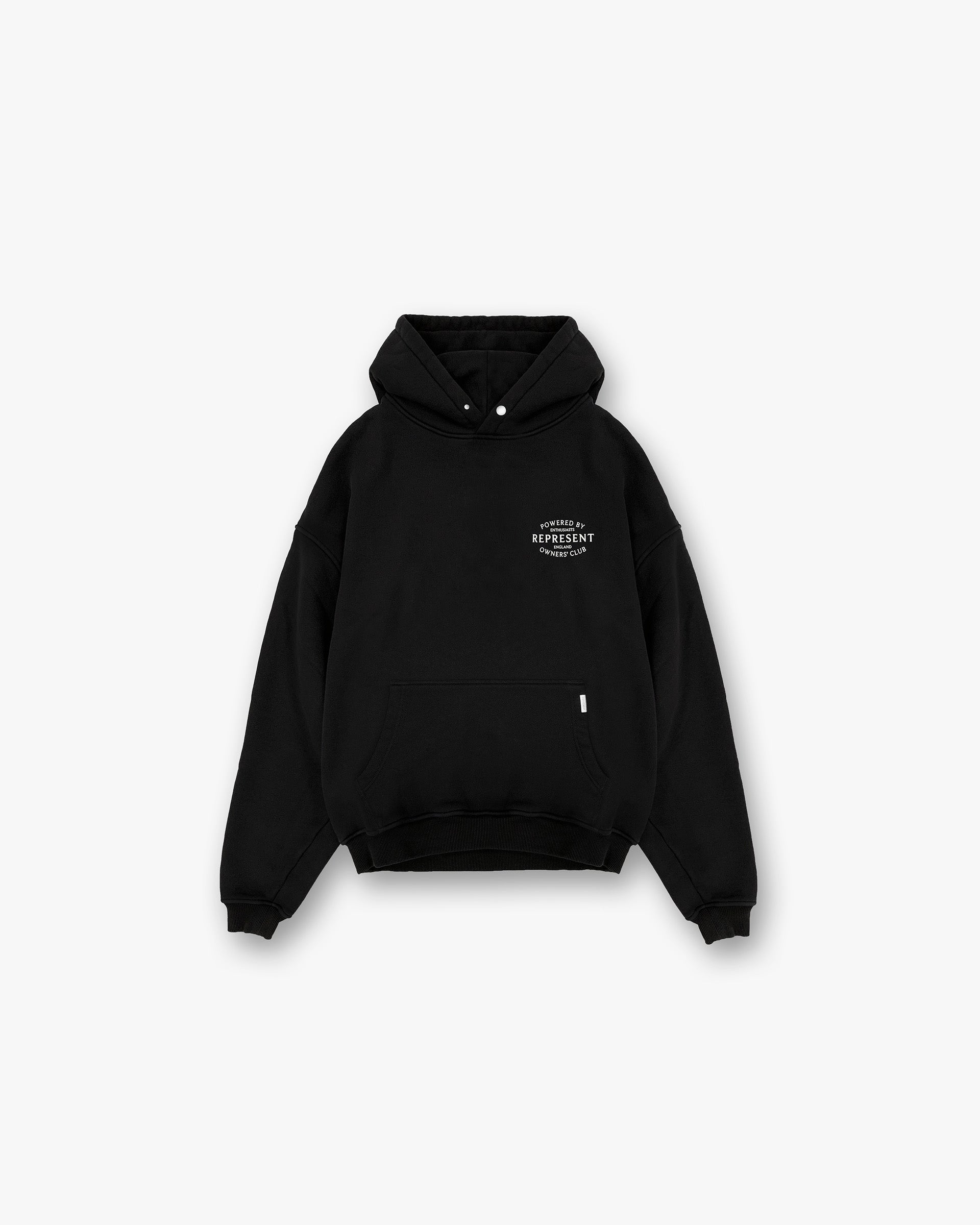 Sweat à capuche avec timbre du club des propriétaires - Noir de jais