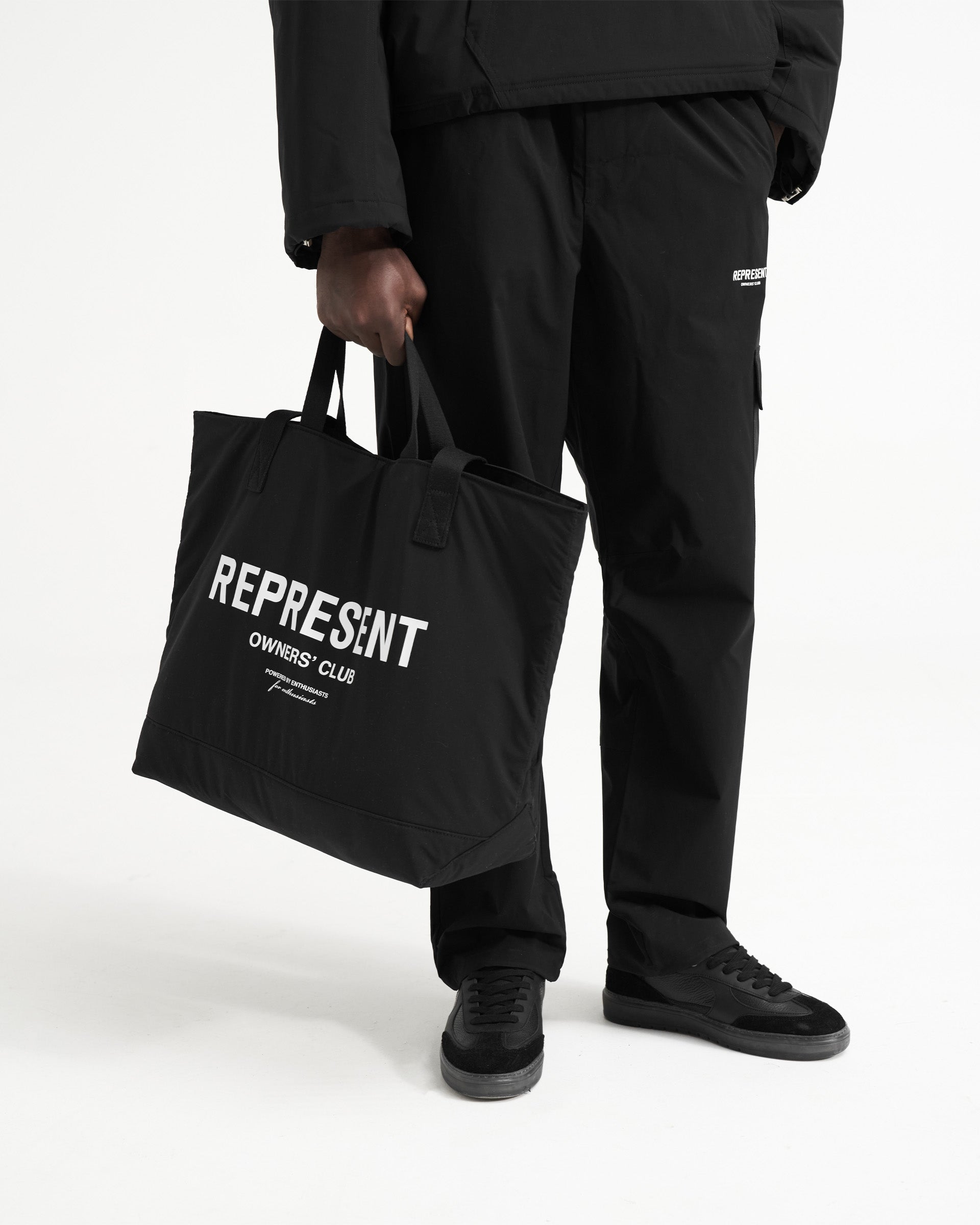 Represent Owners Club Gewebte Tragetasche - Schwarz