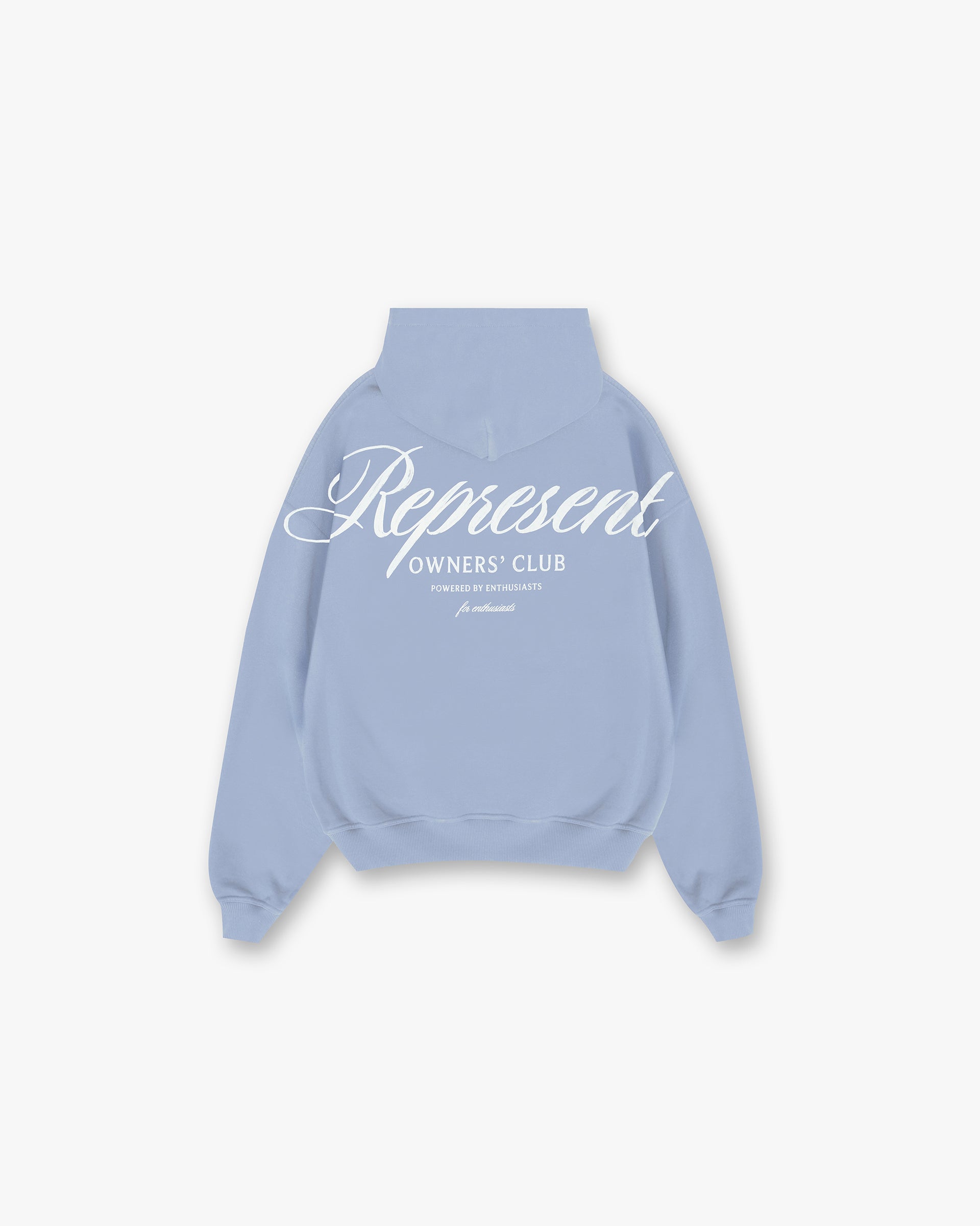 Sweat à capuche avec inscription Represent Owners Club - Bleu poussiéreux