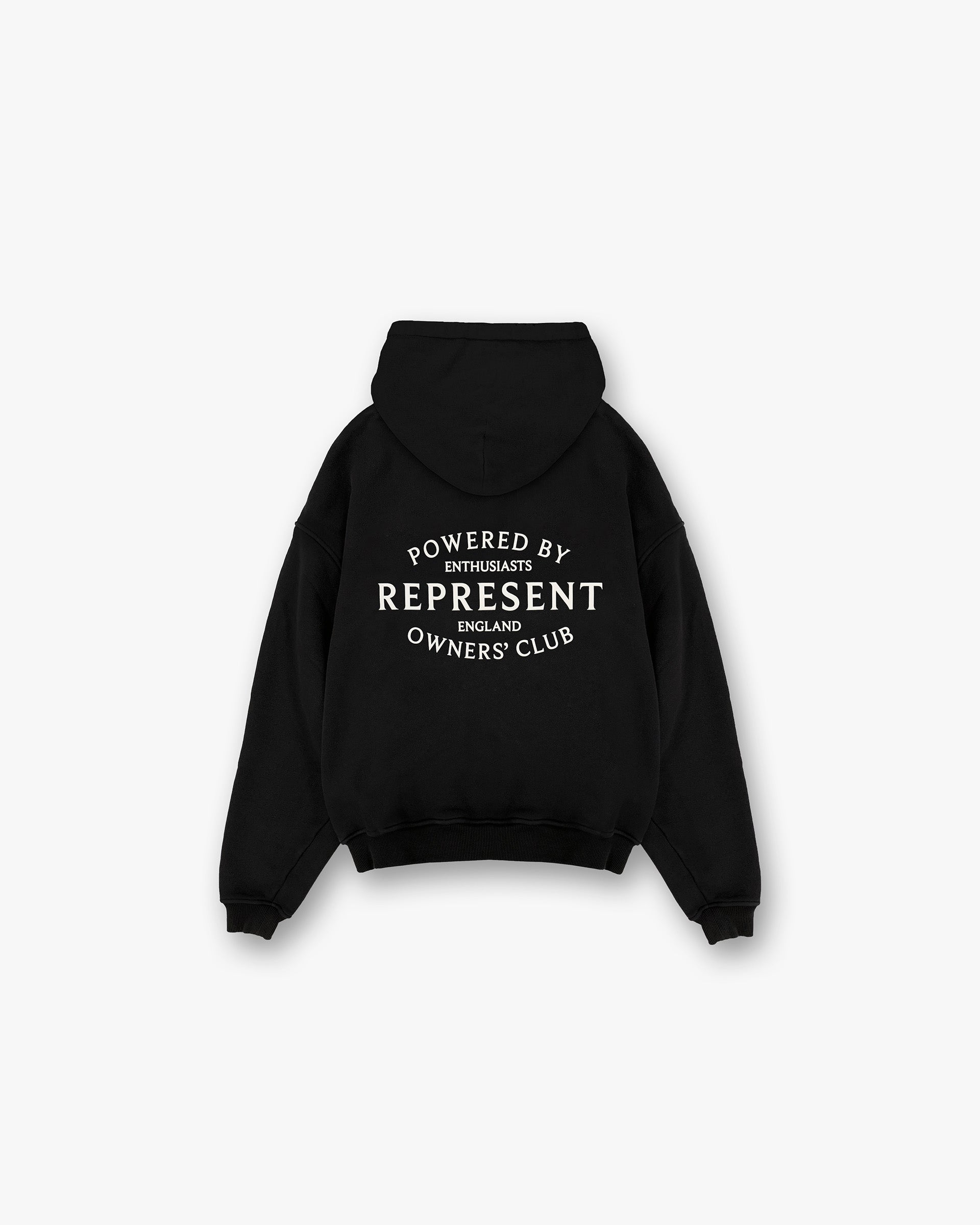 Sweat à capuche avec timbre du club des propriétaires - Noir de jais
