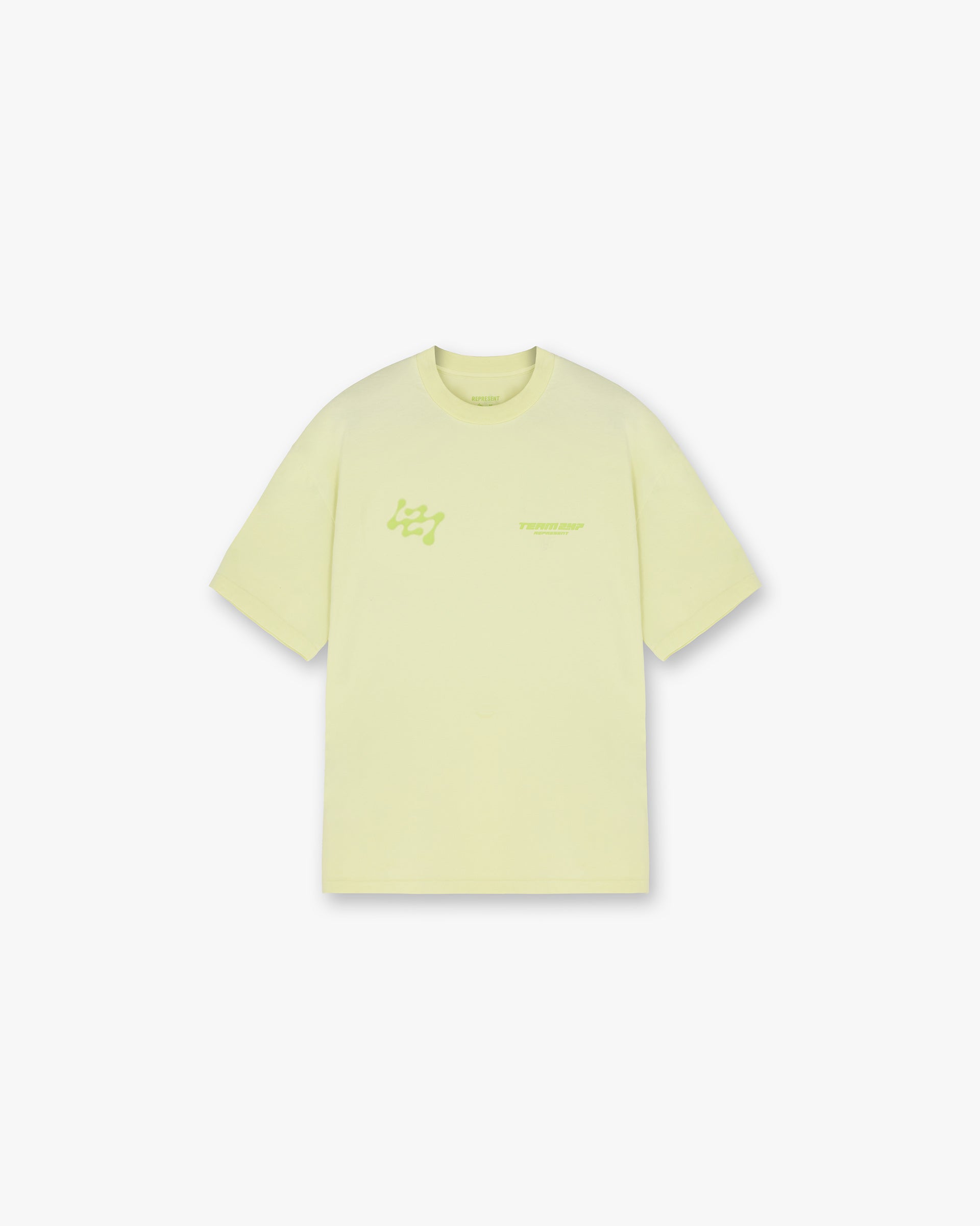 T-shirt oversize 247 Future Terrains - Lime Shadow
