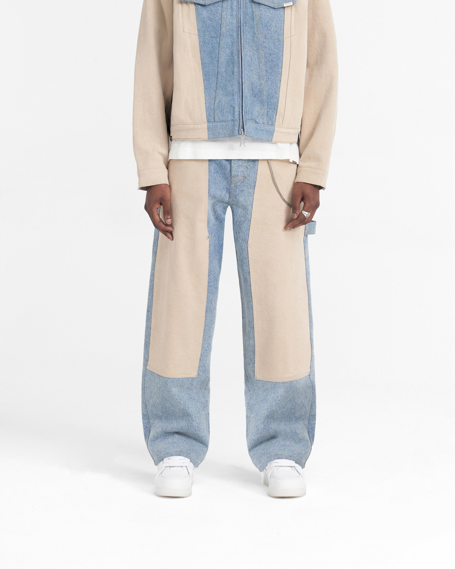 R3C-V2 Denim Carpenter à blocs de couleurs - Bleu