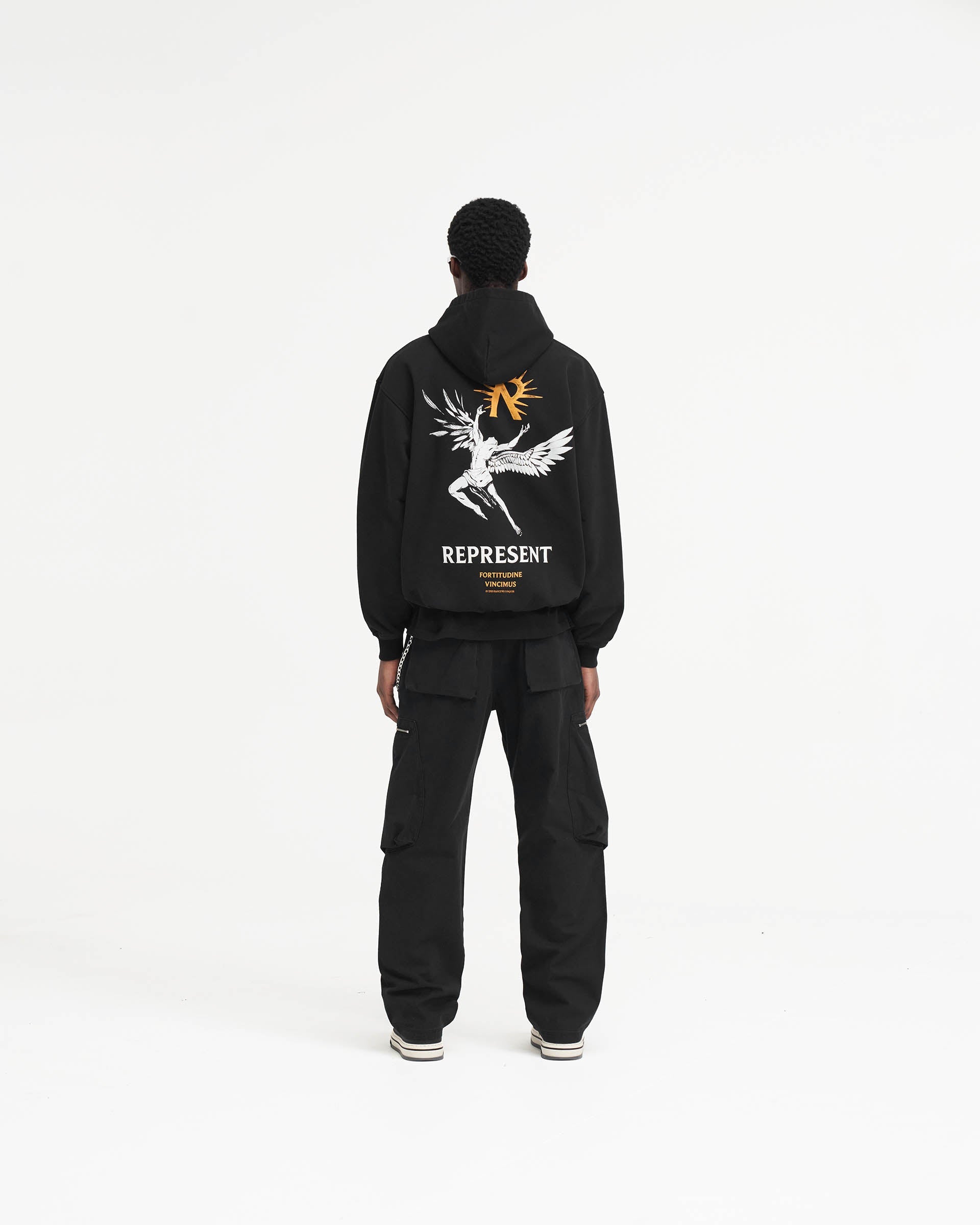 Icarus Hoodie - Tiefschwarz