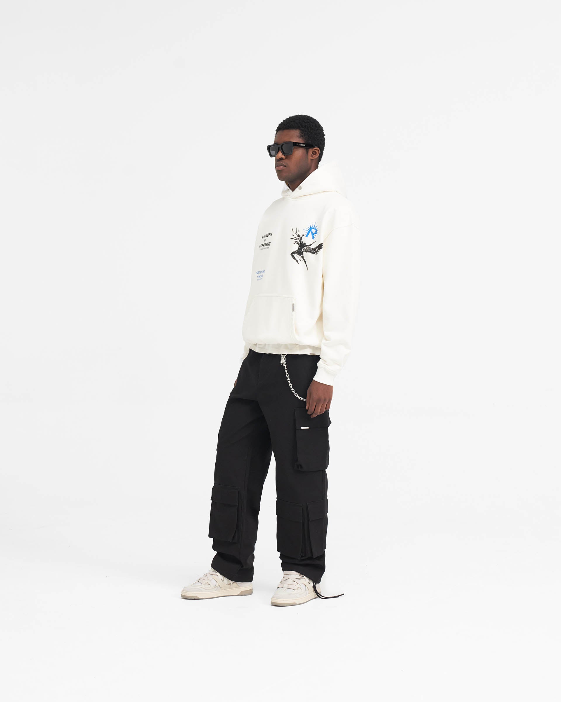 Icarus Hoodie - Flaches Weiß