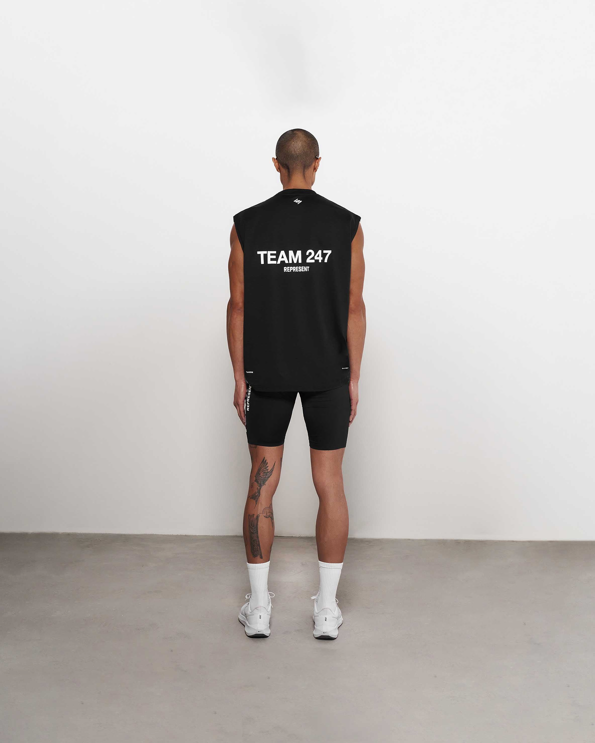 Collant mi-long Team 247 - Noir