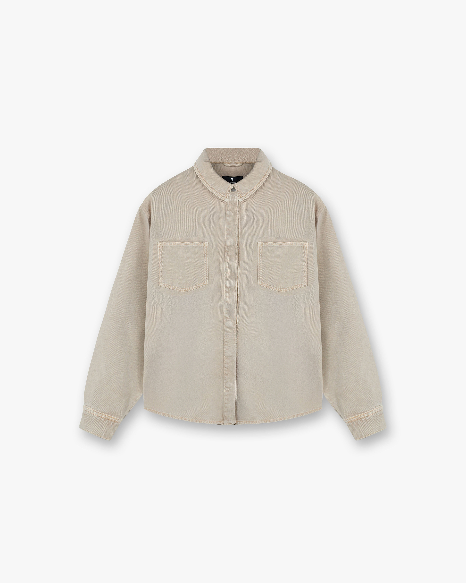 Denim Overshirt - Iced Latte