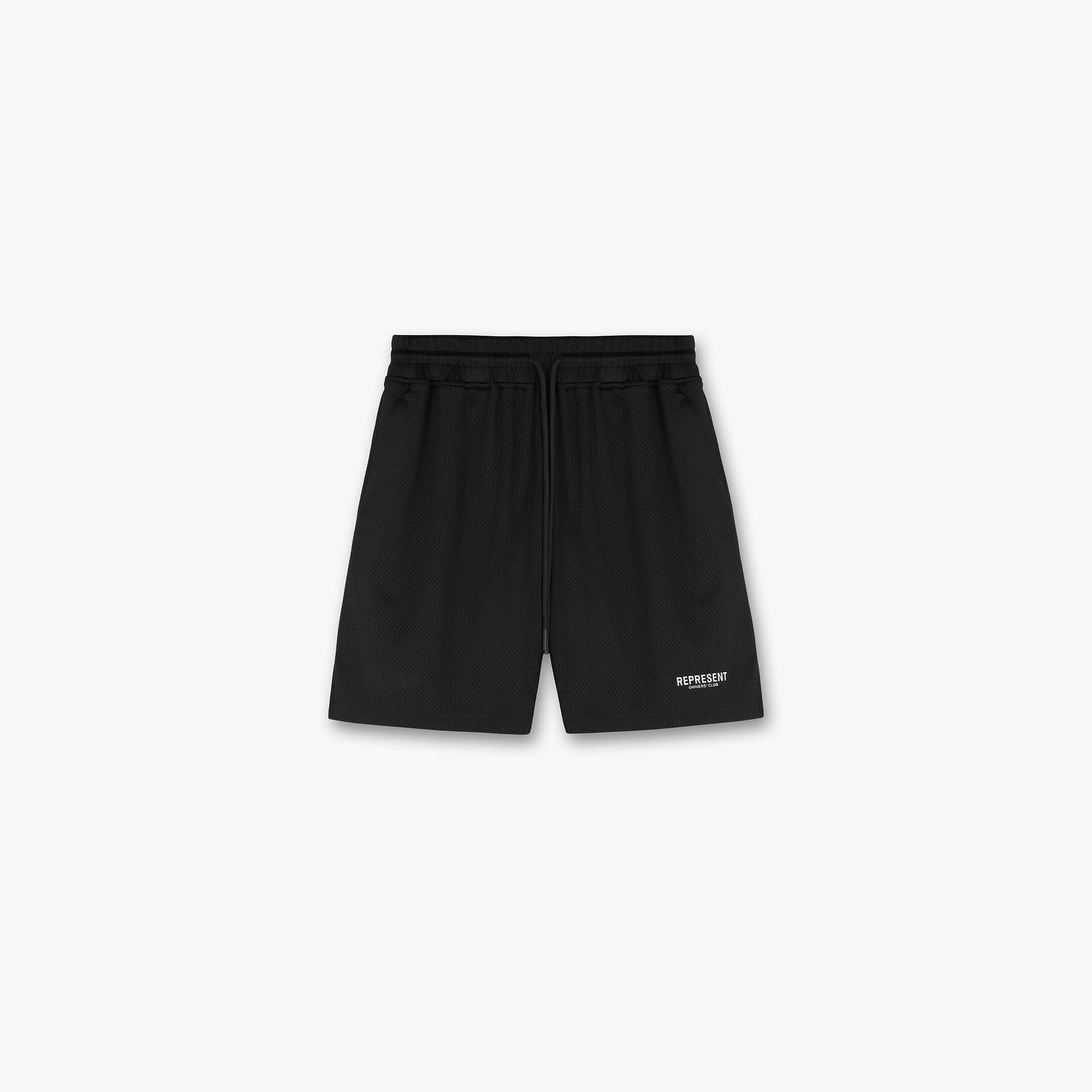 Represent Owners Club Mesh-Shorts - Schwarz