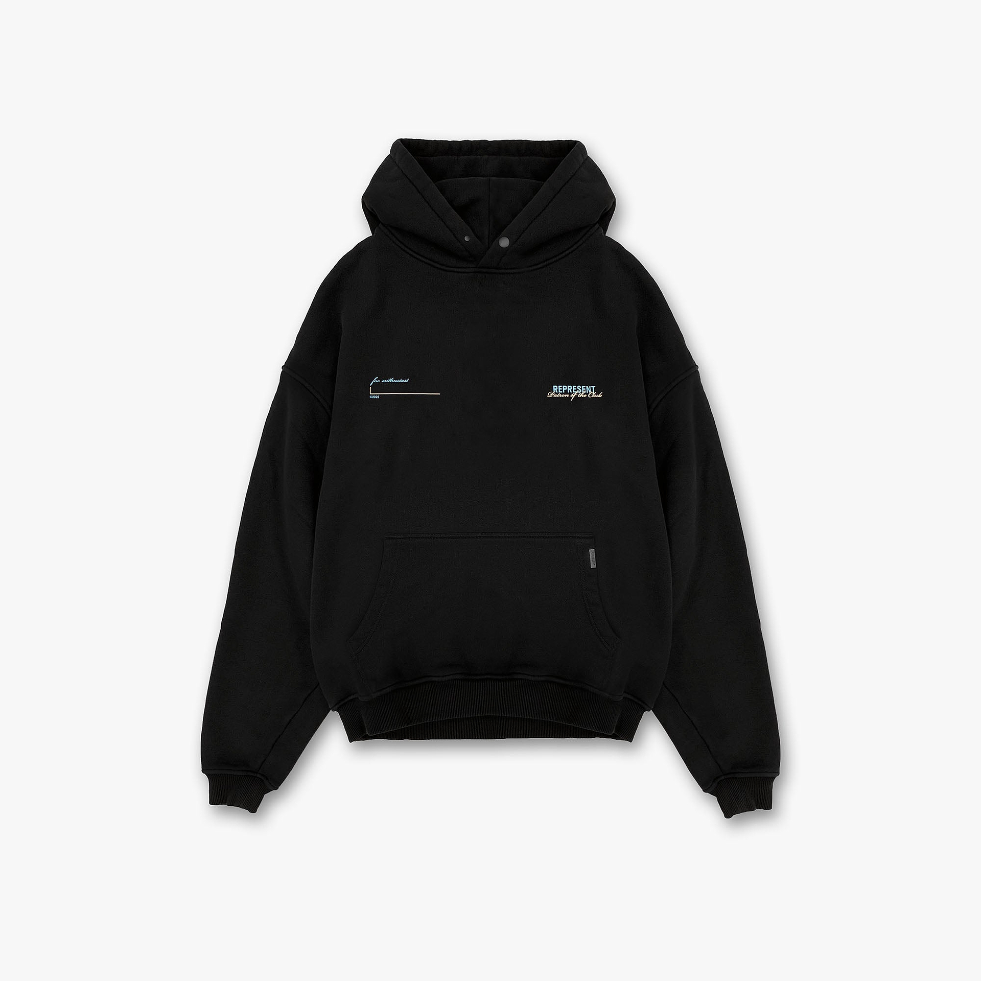Kapuzenpullover „Patron of the Club“ - Schwarz