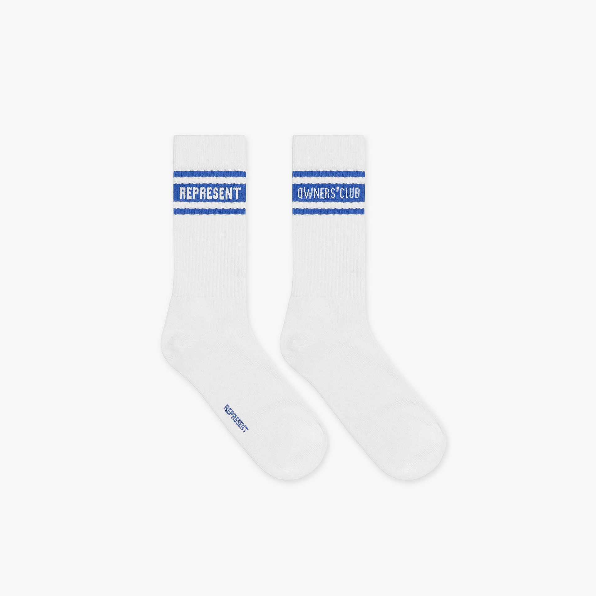 Represent Owners Club Socks - Flat White Cobalt