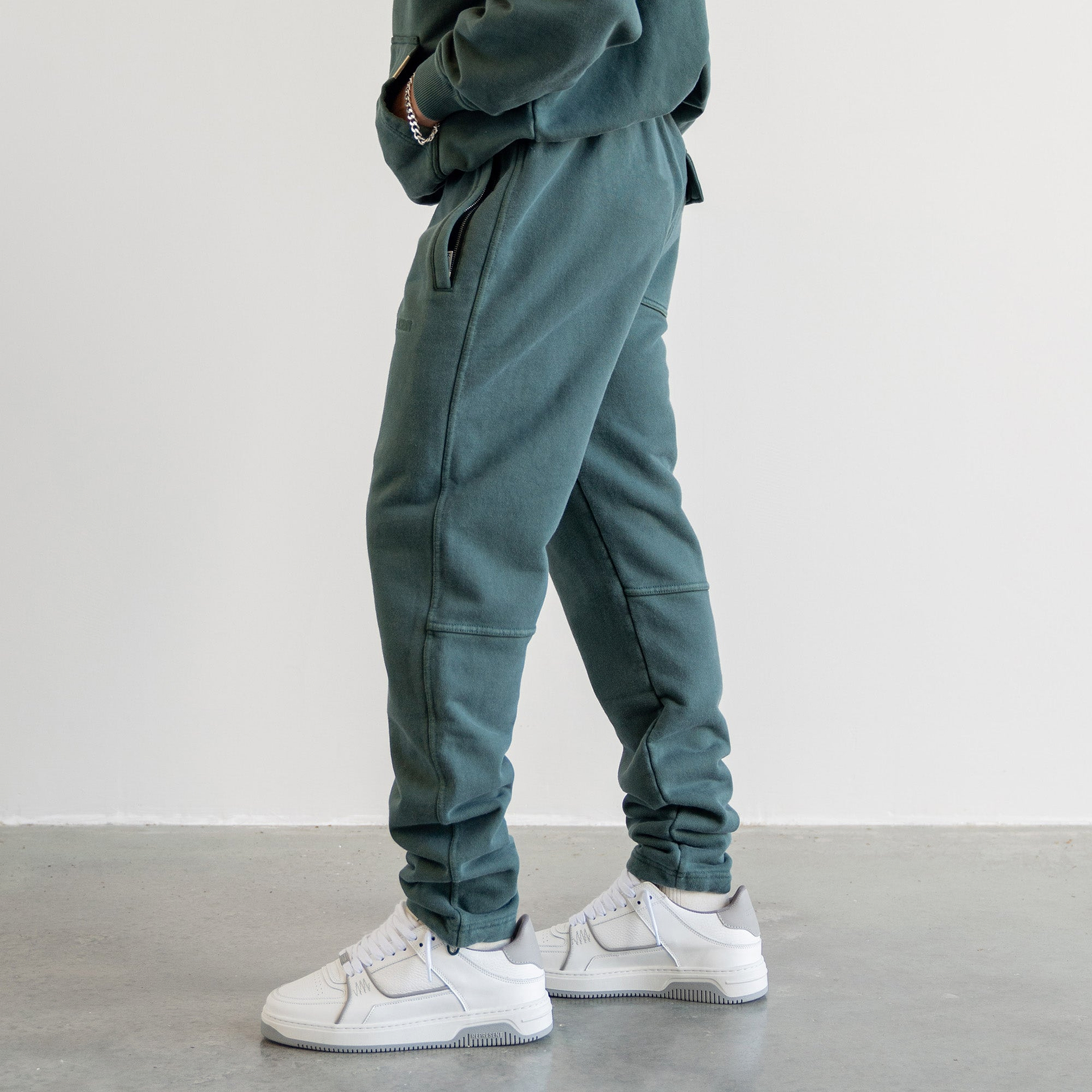 Blank Jogginghose - Vintage Grün