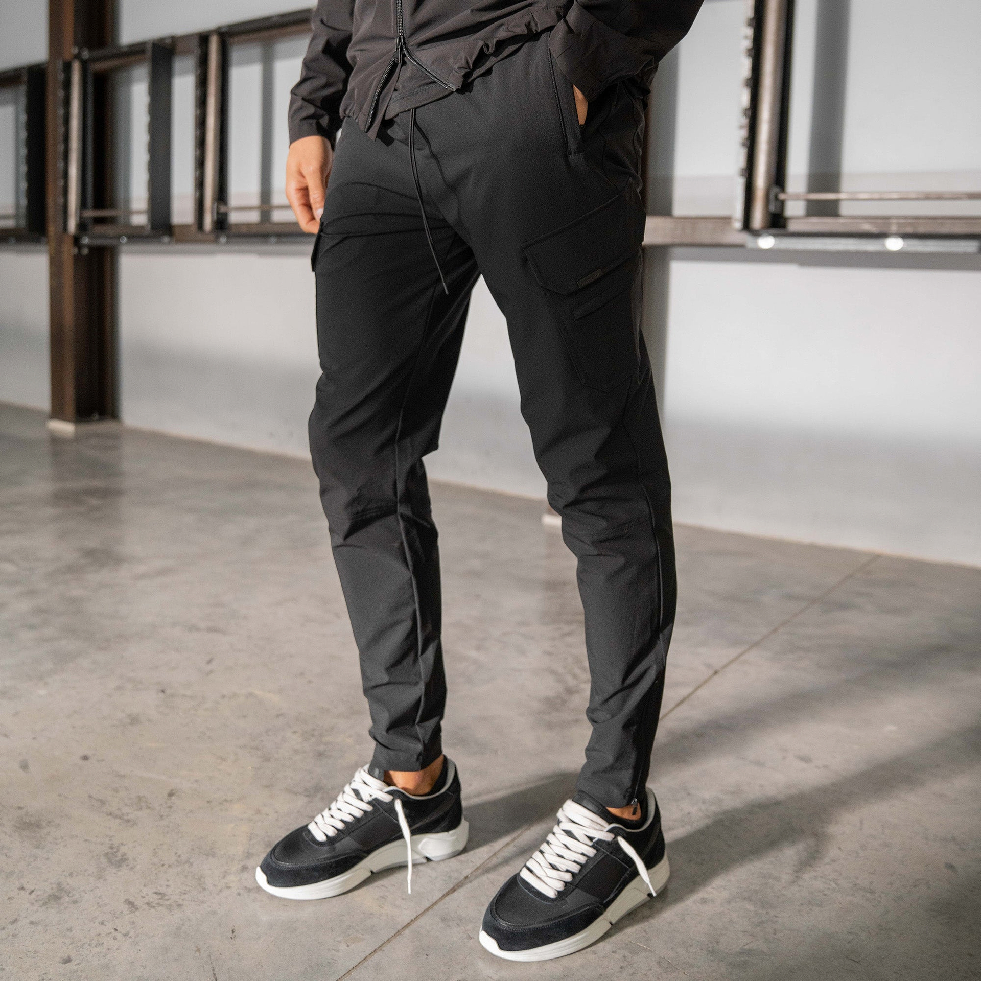 247 Zip Hose - Schwarz