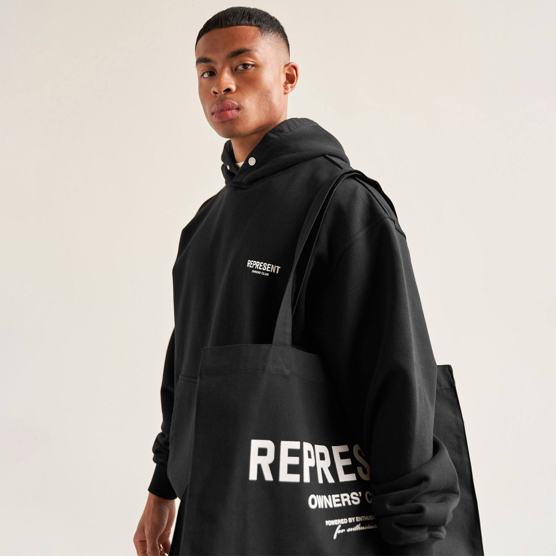 Owners Club Tote Bag - Black/White