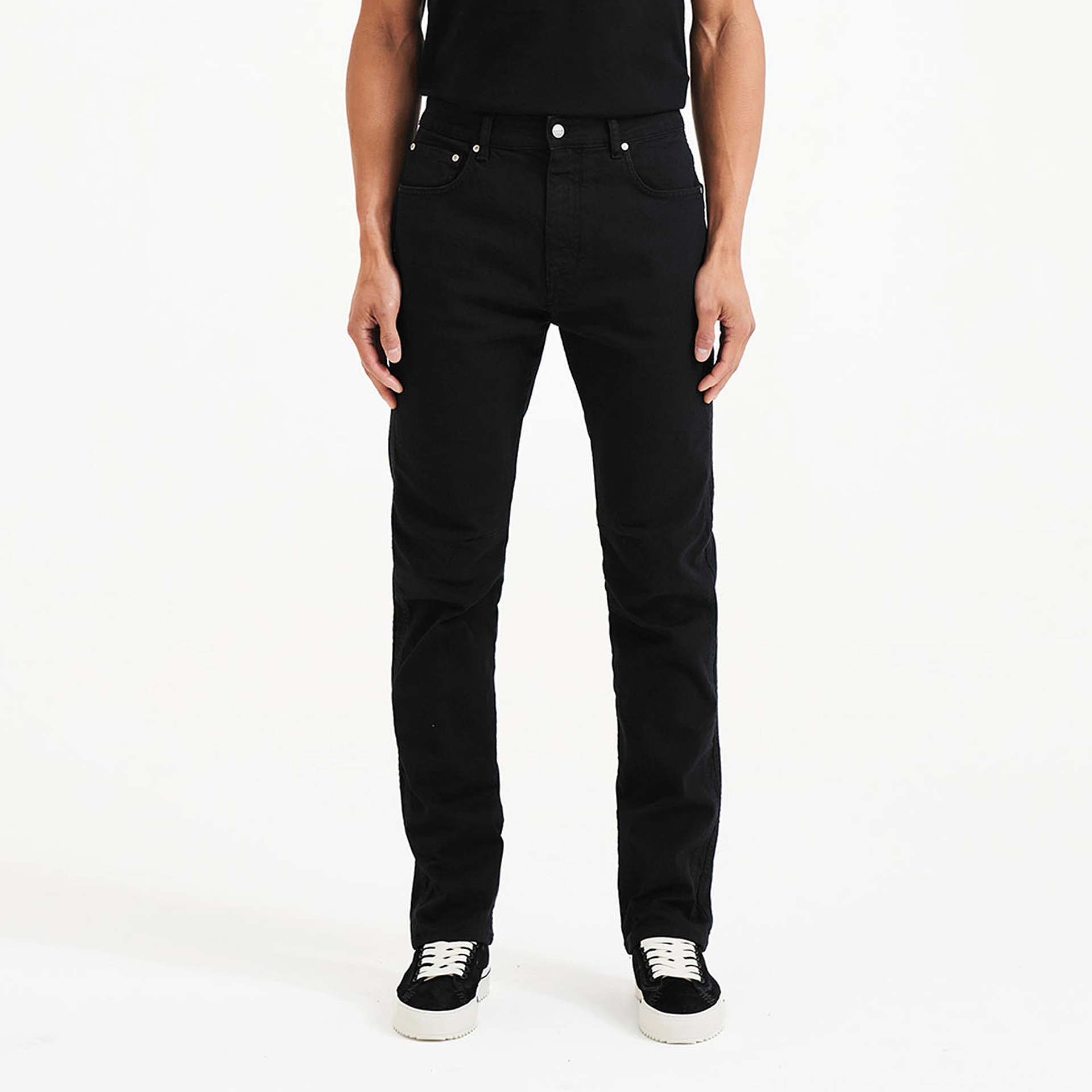 Jeans mit geradem Bein - Schwarz