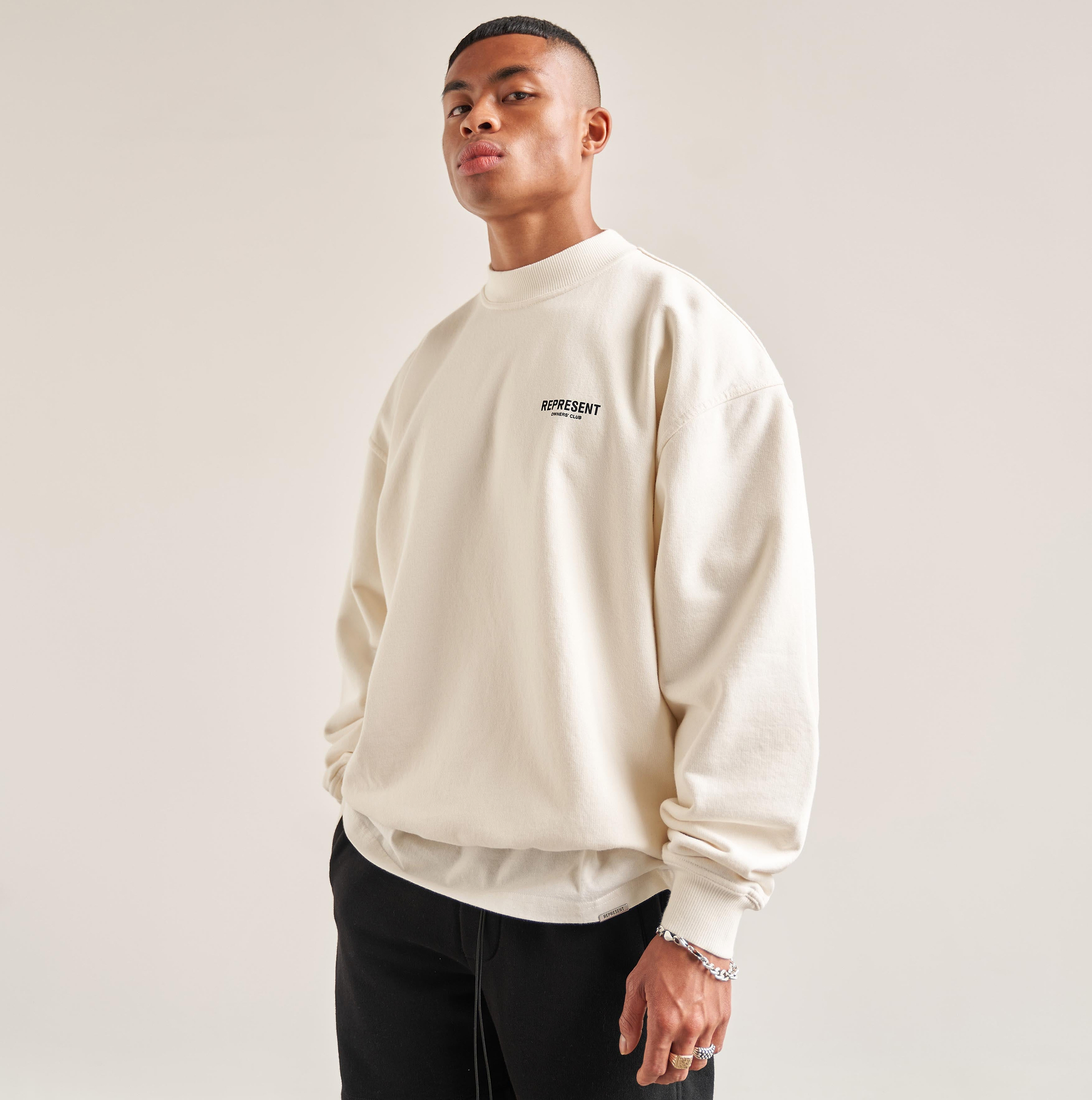 Represent Owners Club Pullover - Flaches Weiß