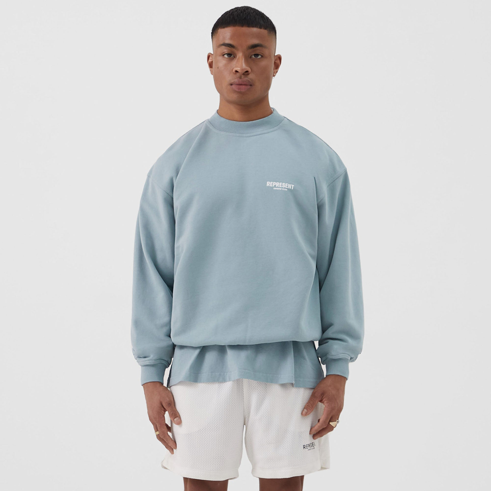 Pull Represent Owners Club - Bleu poudre