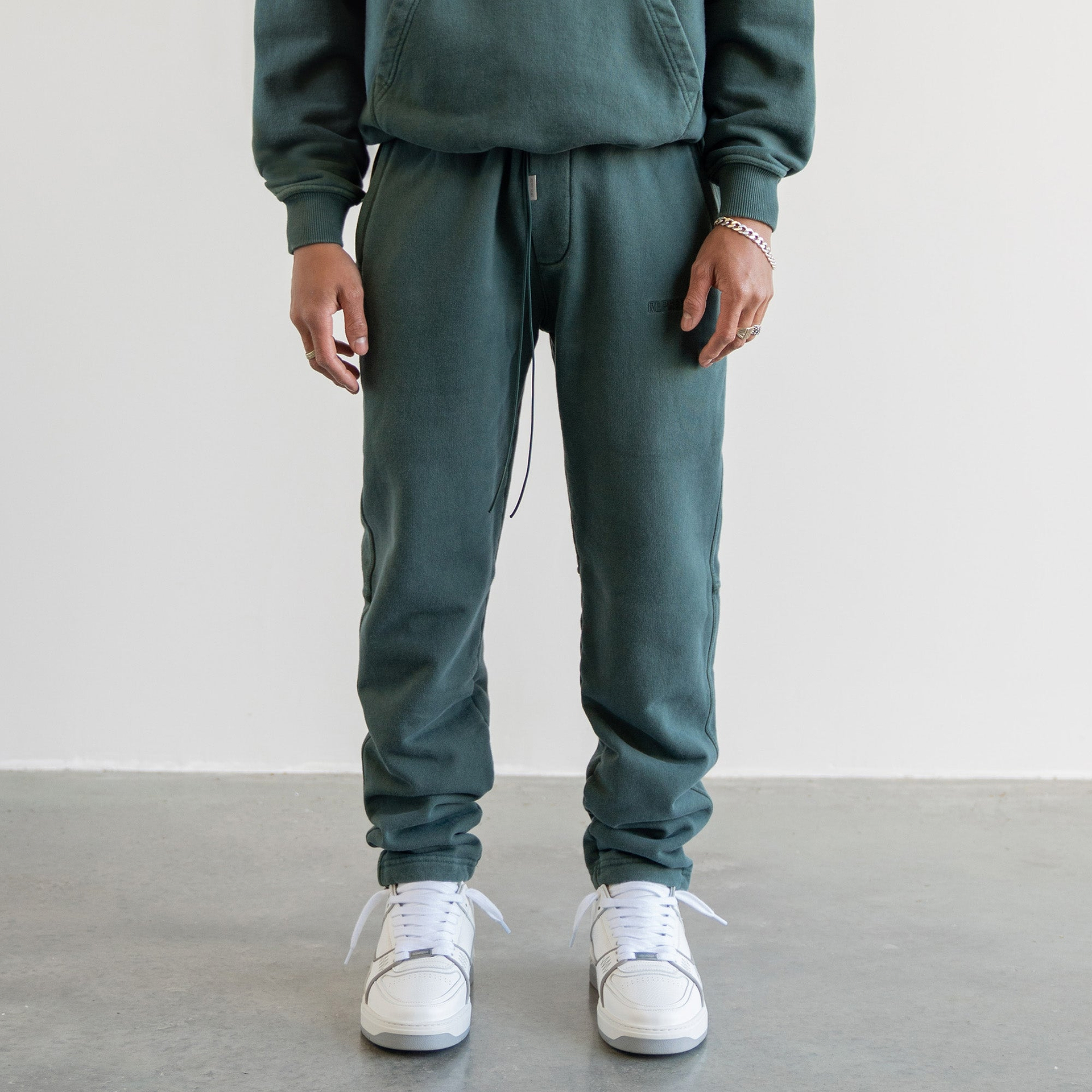 Blank Jogginghose - Vintage Grün