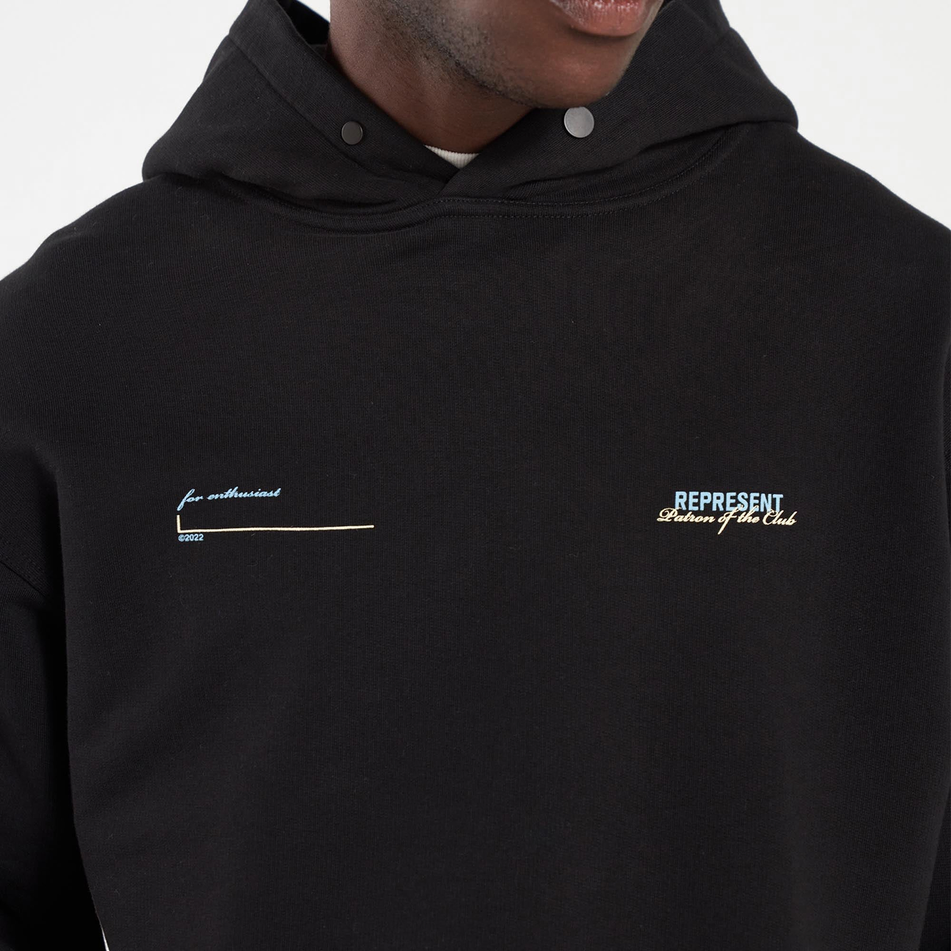 Kapuzenpullover „Patron of the Club“ - Schwarz