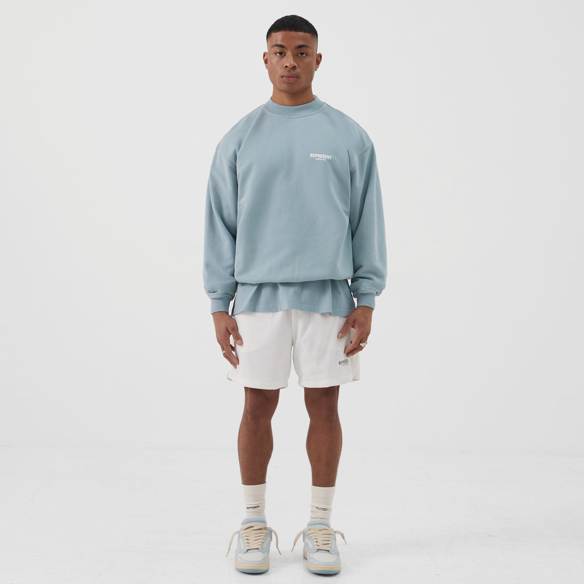 Pull Represent Owners Club - Bleu poudre