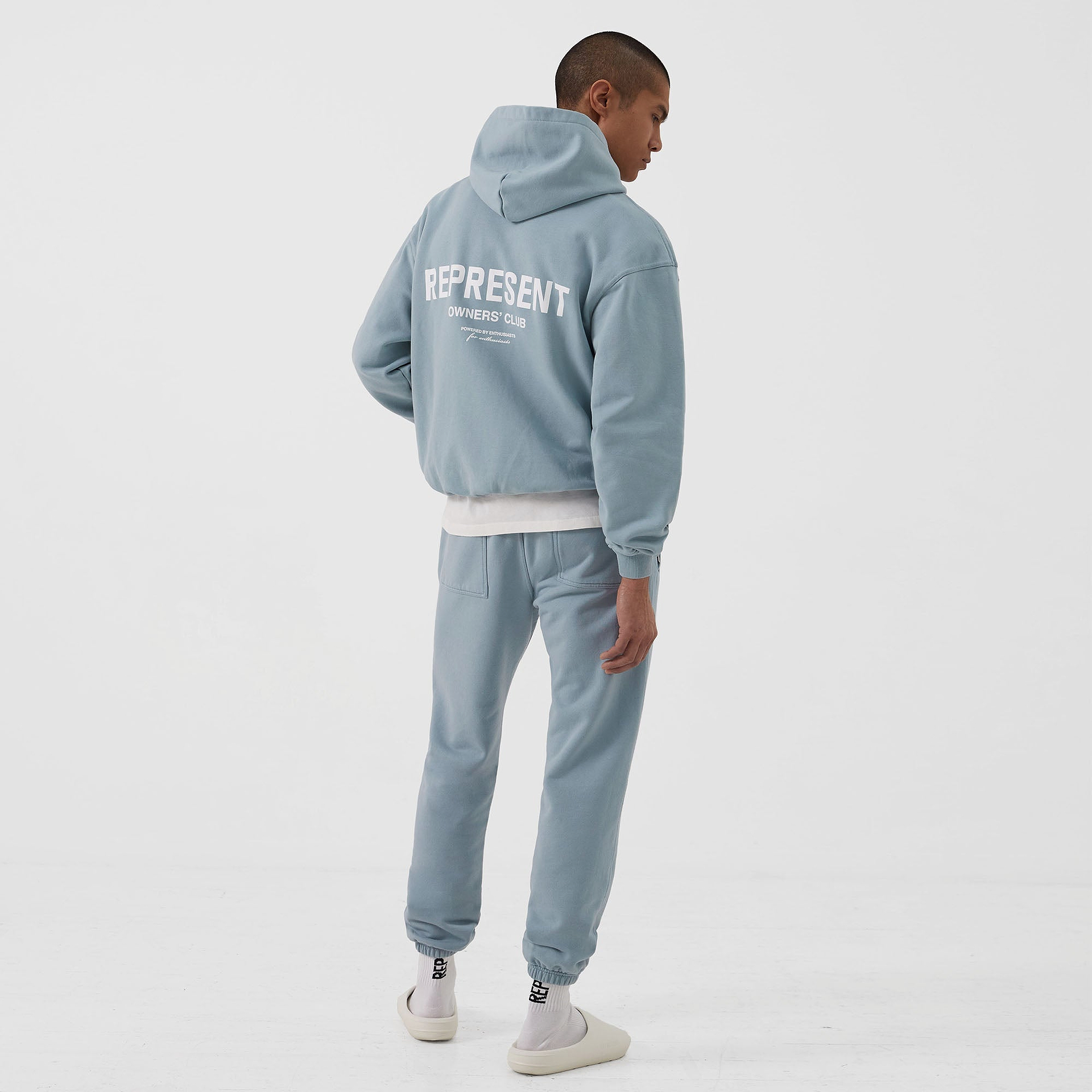 Represent Owners Club Hoodie - Powder Blue