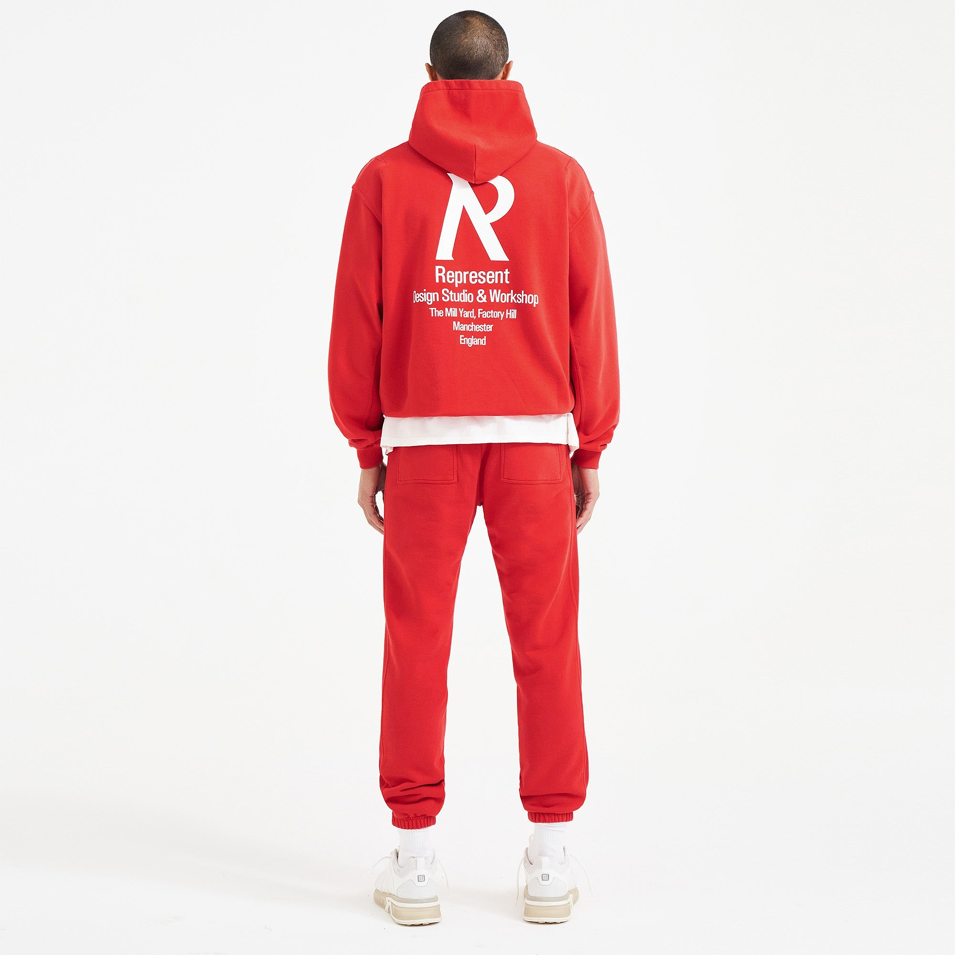 Initial Hoodie - Racing Red