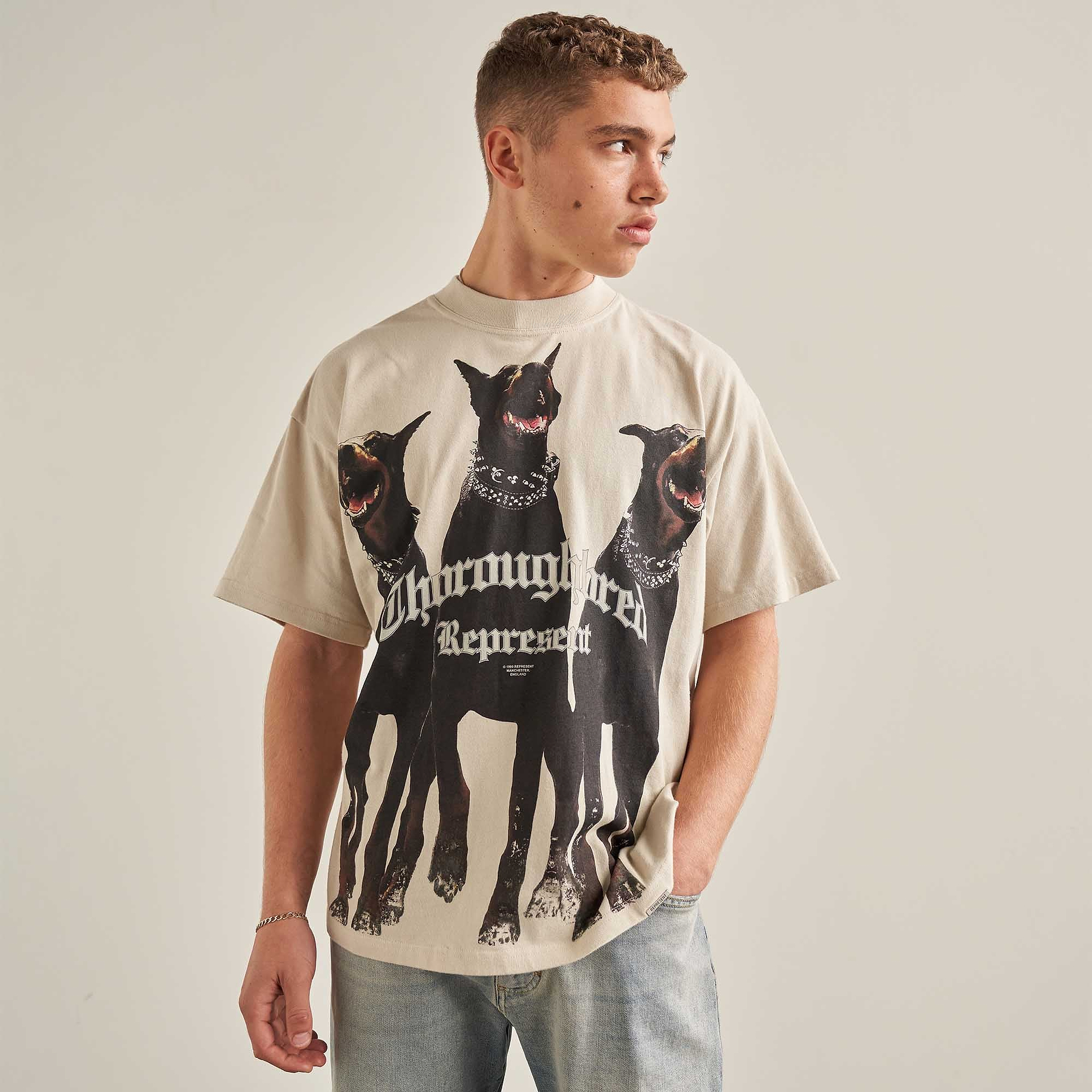 Vollblut T-Shirt - Vintage Weiß