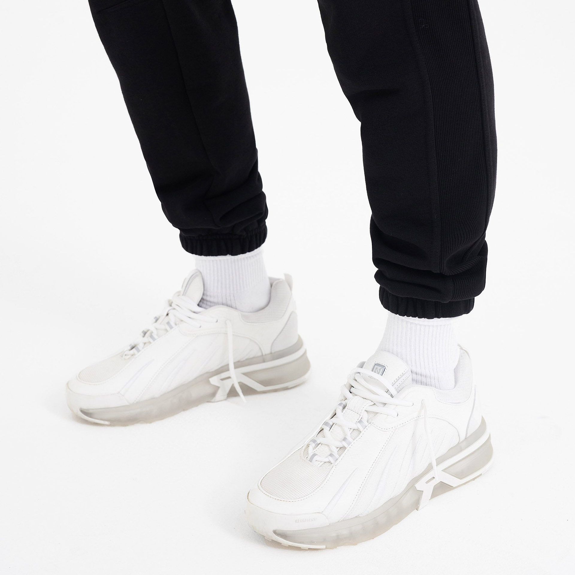 Jogginghose mit Initialen - Schwarz
