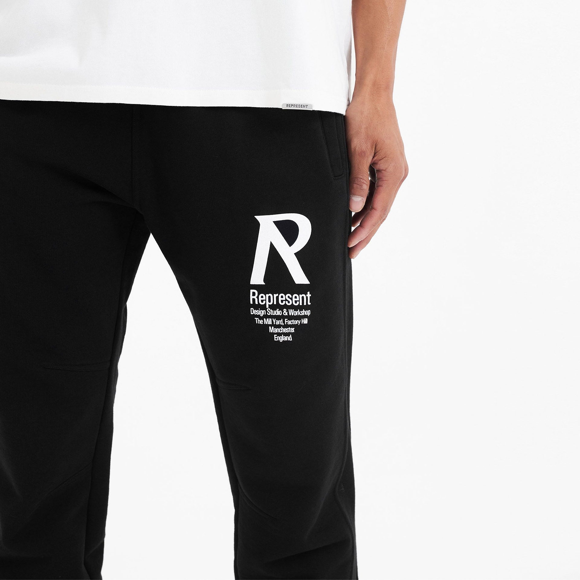 Jogginghose mit Initialen - Schwarz