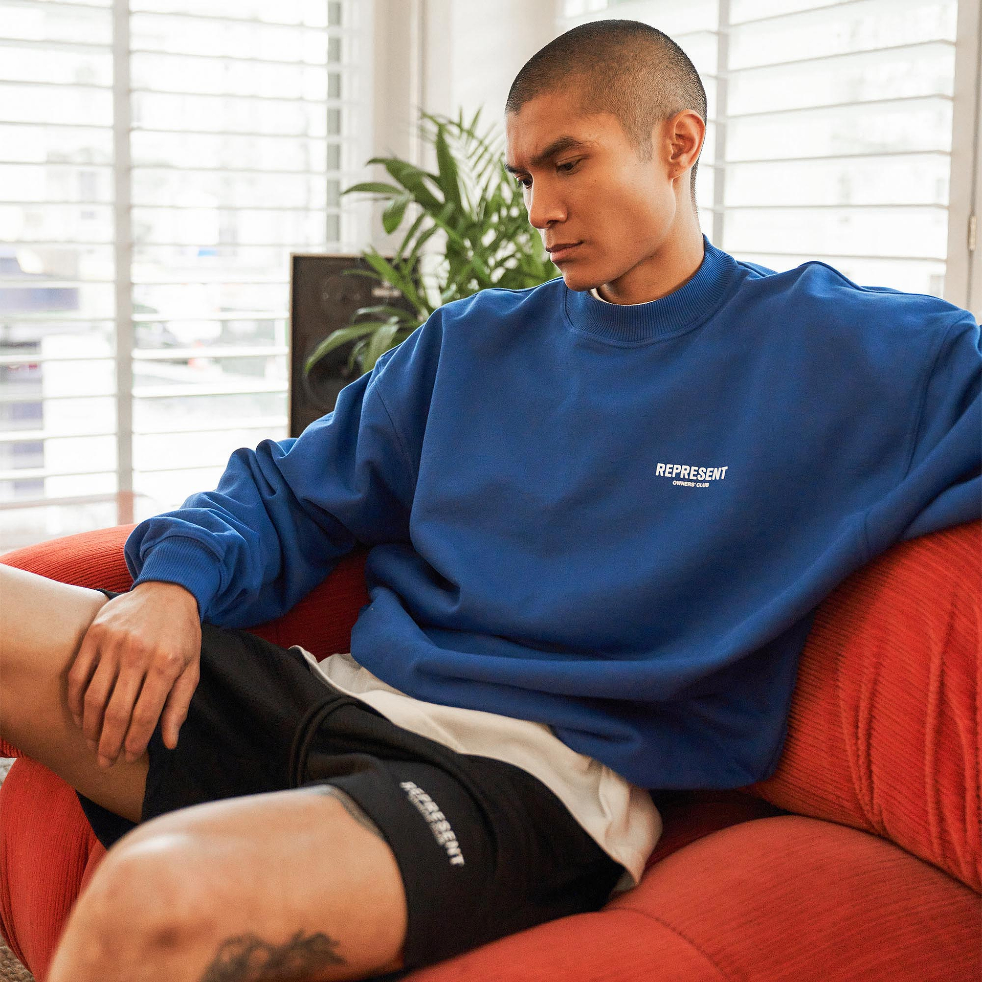 Represent Owners Club Mesh-Shorts - Schwarz