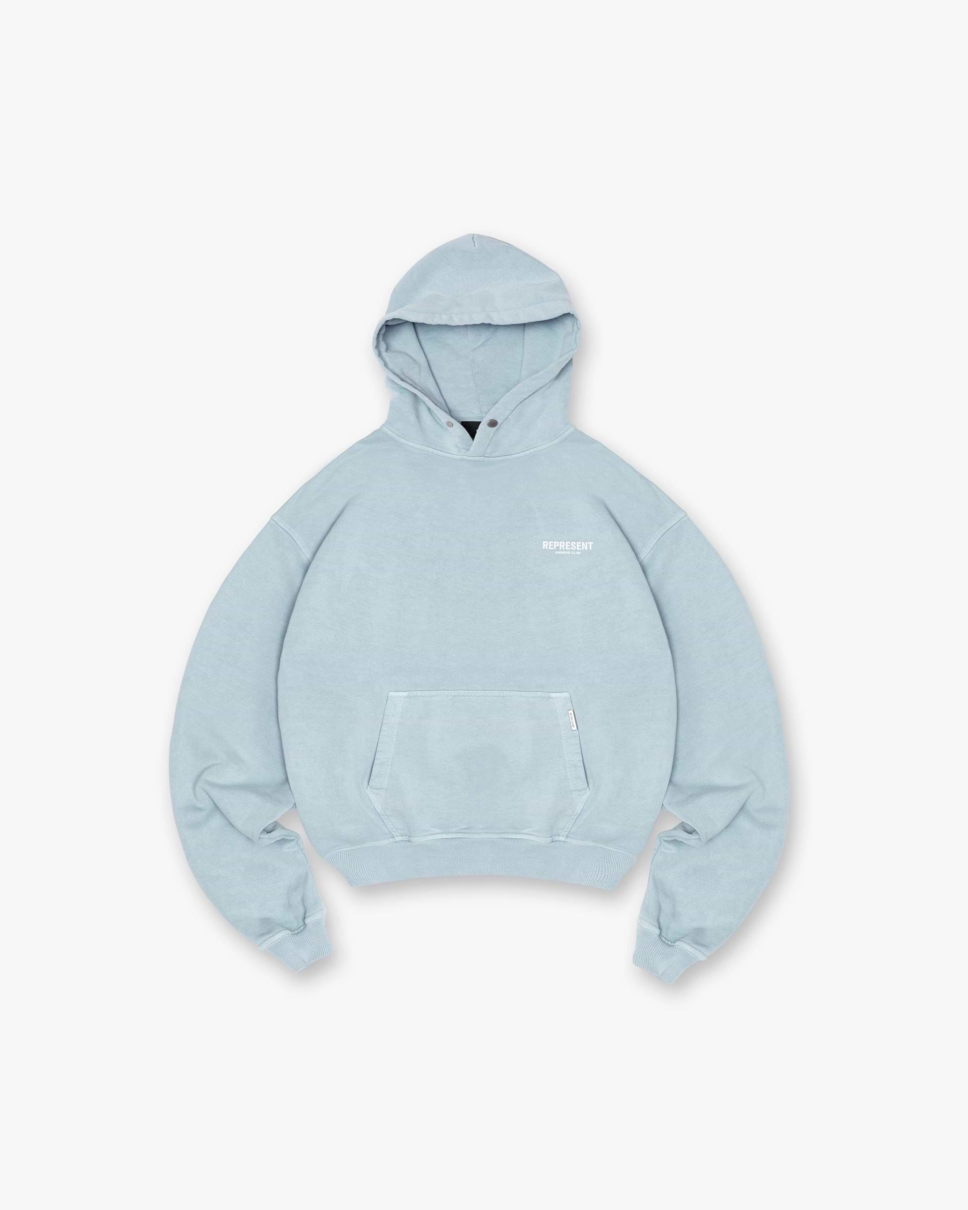 Represent Owners Club Hoodie | Powder Blue Hoodies | REPRESENT