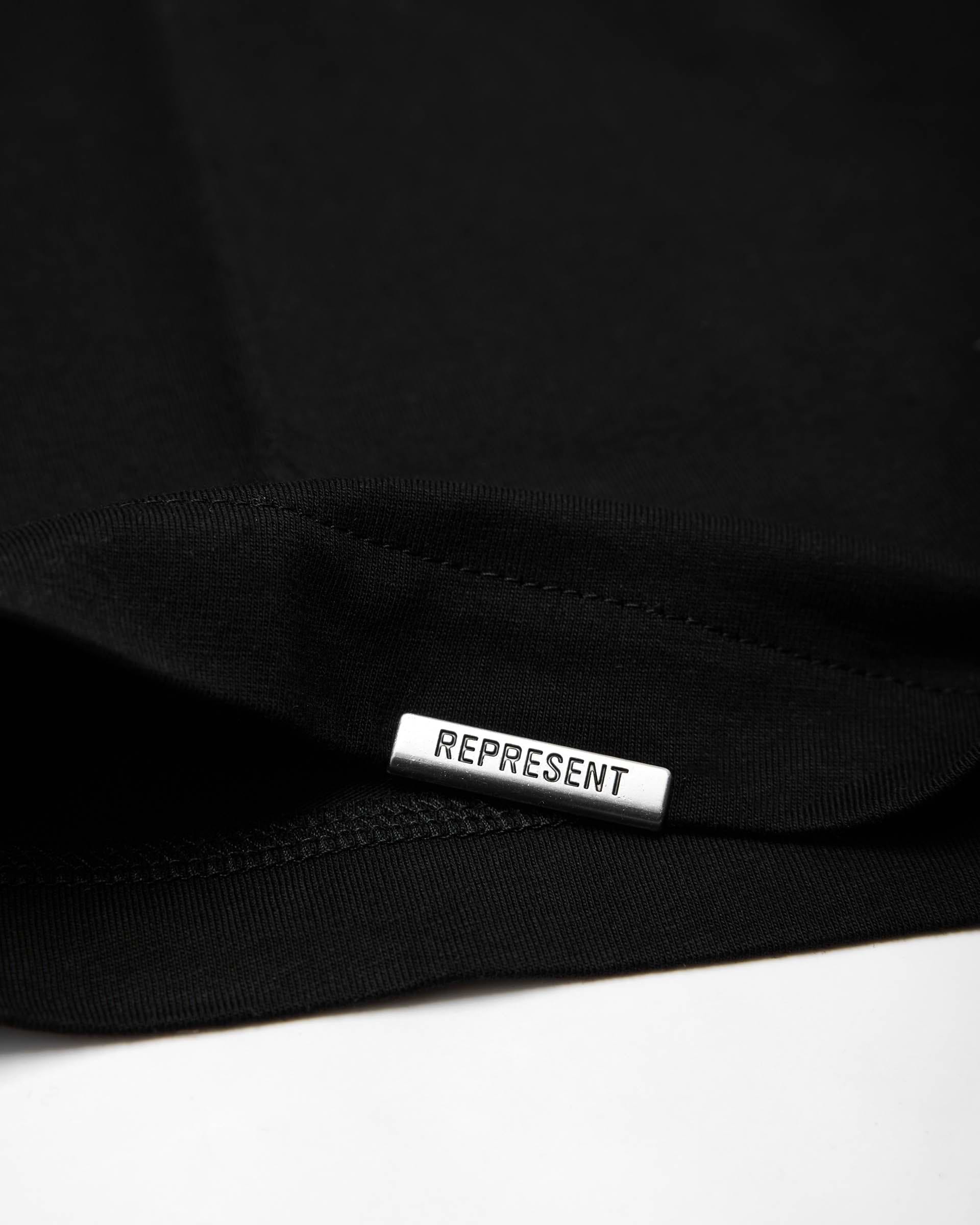 Initial Boxy T-Shirt - Black