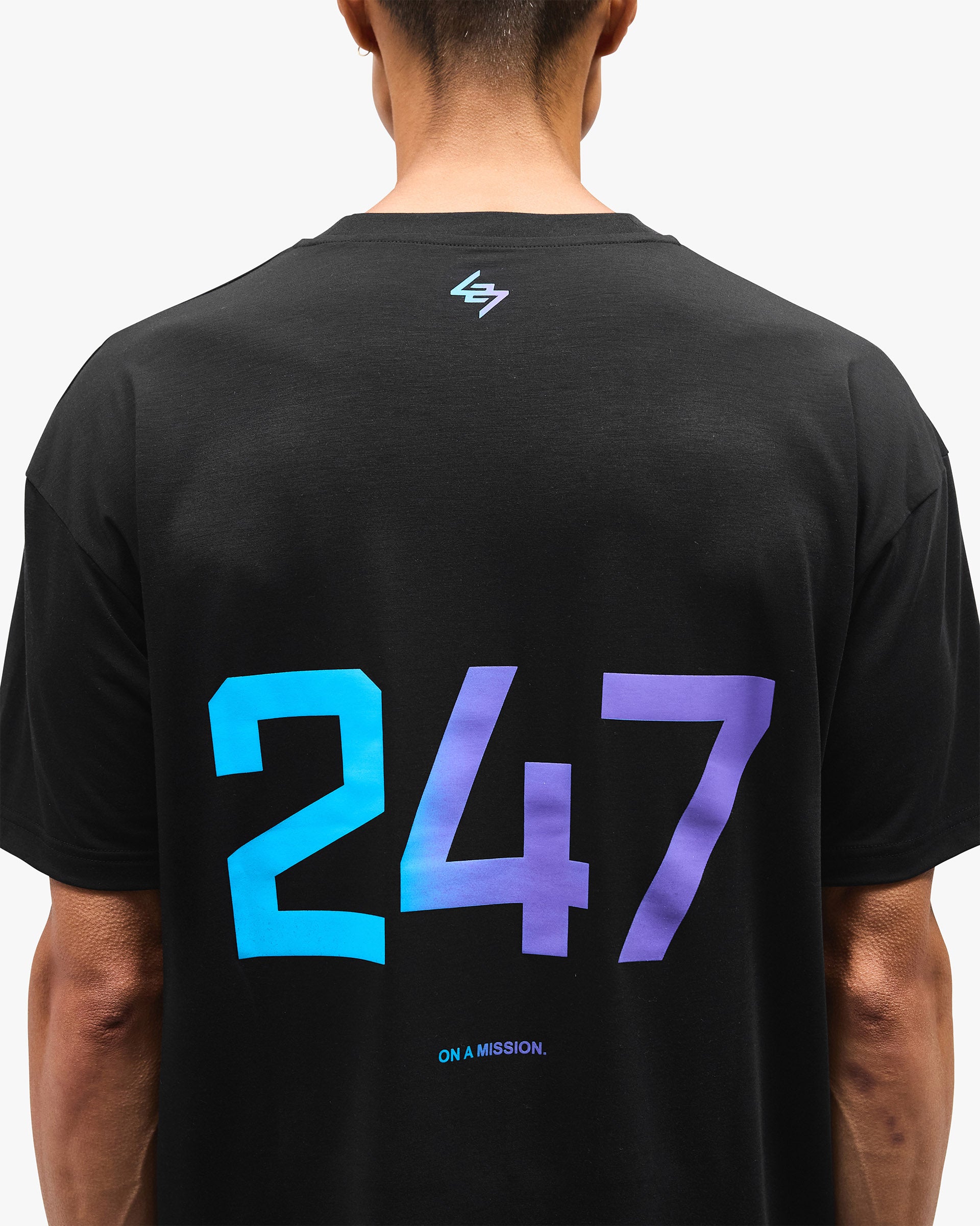 247 Oversized T-Shirt - Purple Fade | REPRESENT