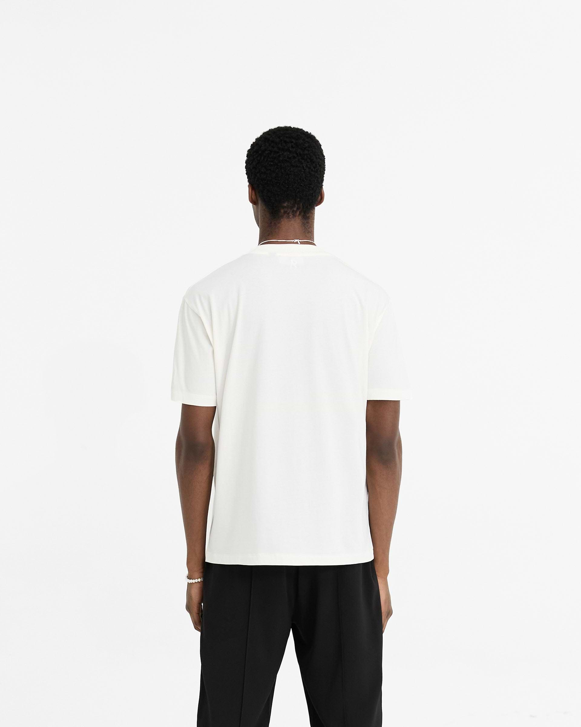 Initial T-Shirt - Flat White