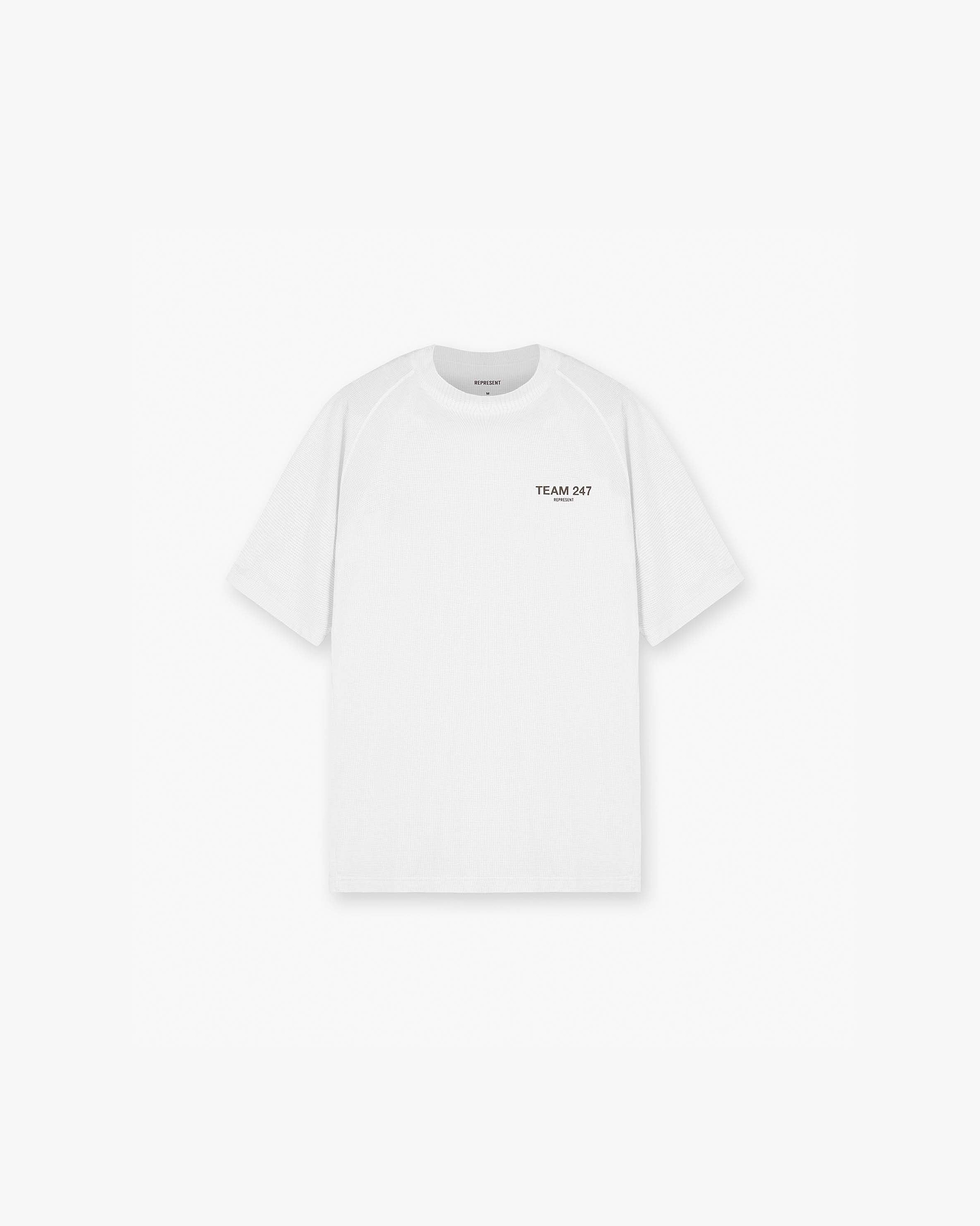 247 Team Run T-Shirt | Flat White T-Shirts 247 | Represent Clo