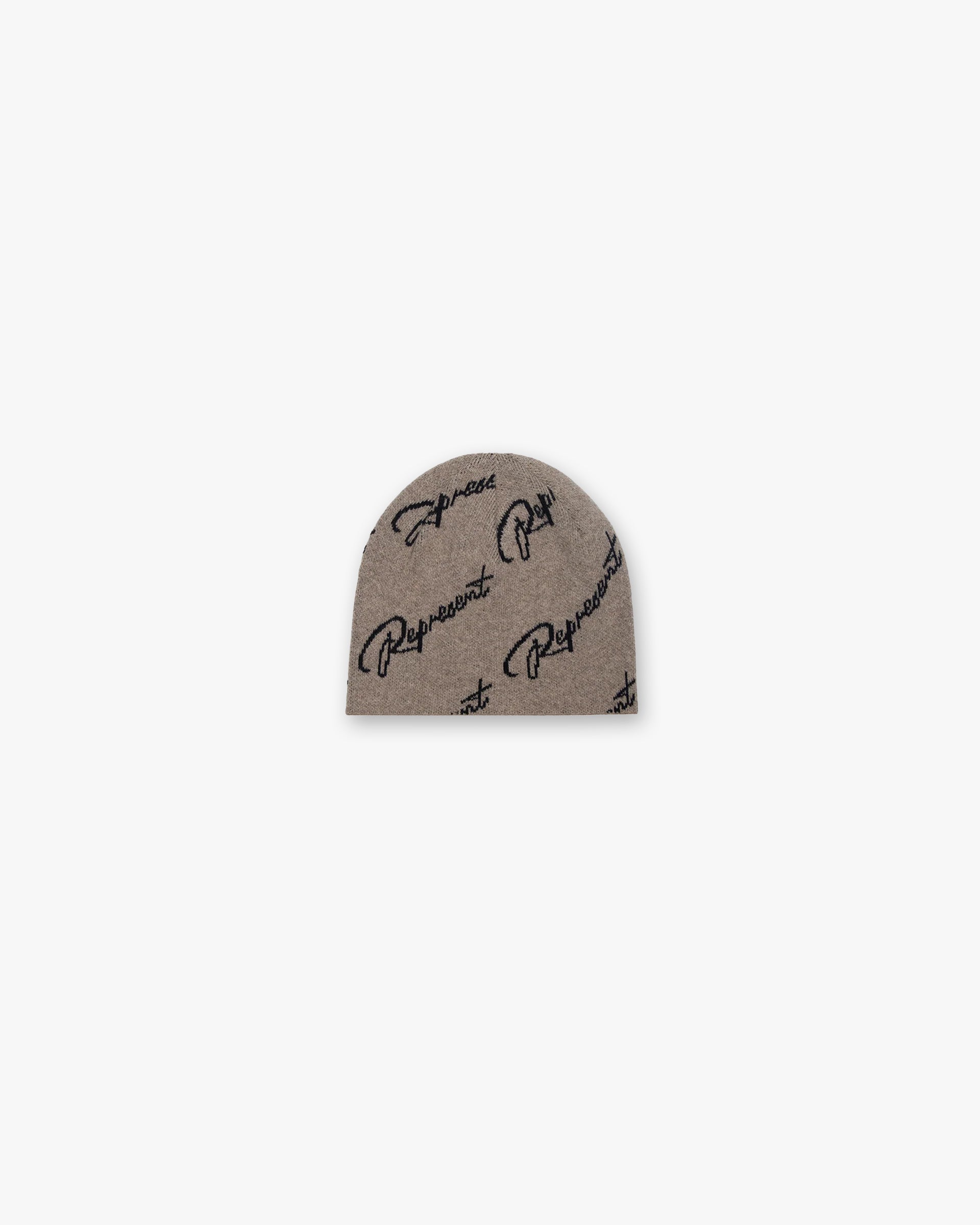 Represent Jacquard Beanie - Hazel