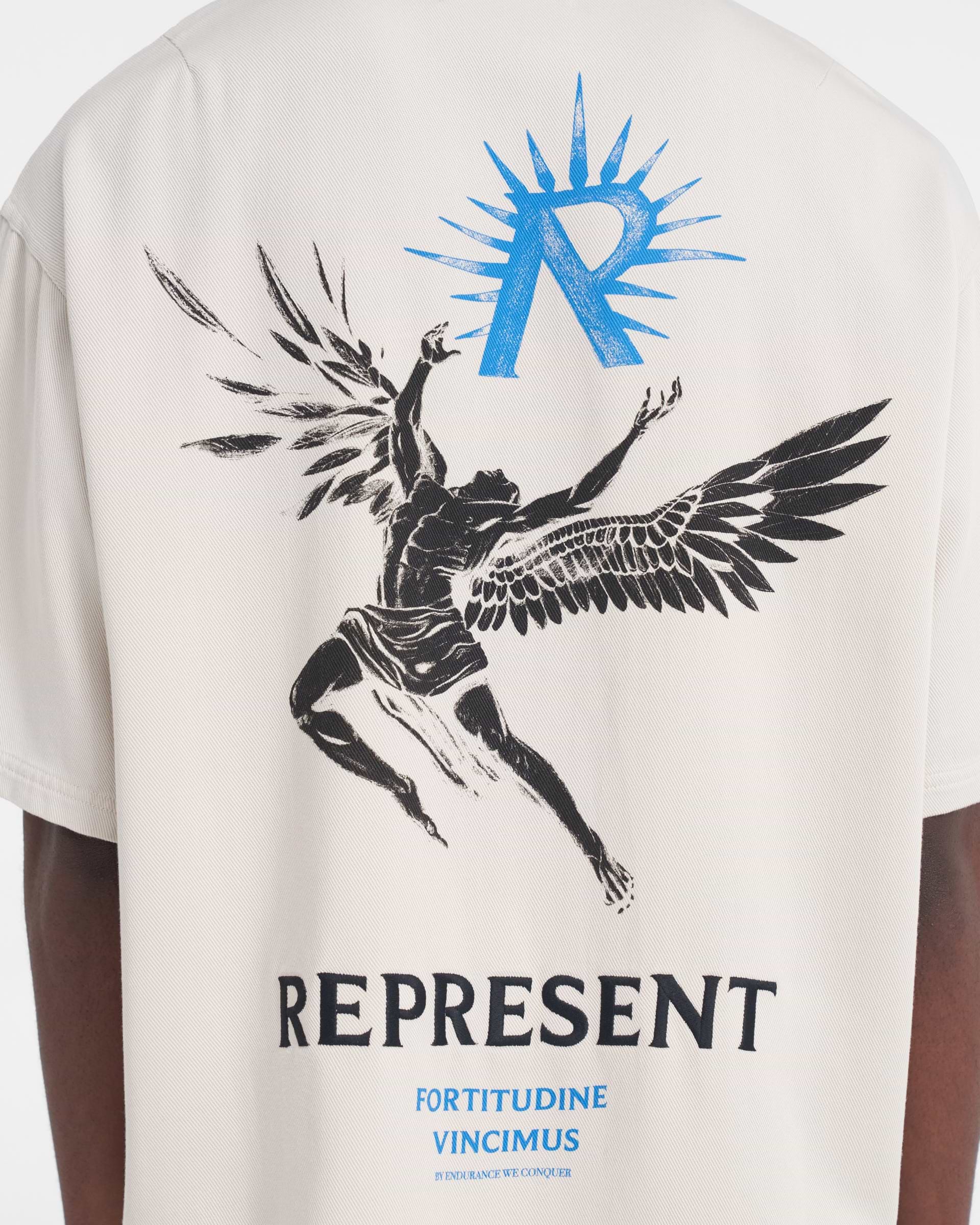 Icarus Short Sleeve Shirt - Off White | REPRESENT