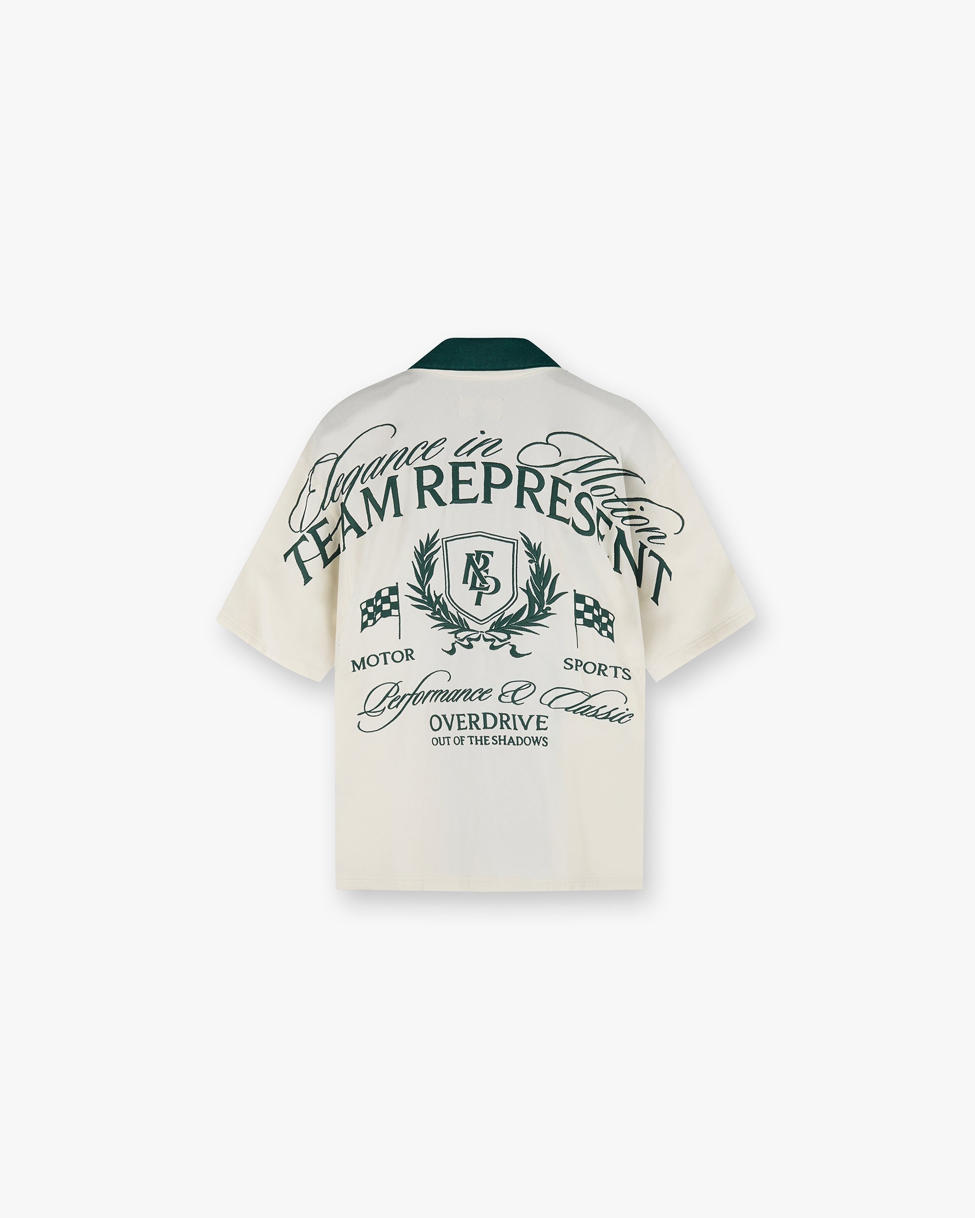 Represent Crest Shirt - Antique White | REPRESENT