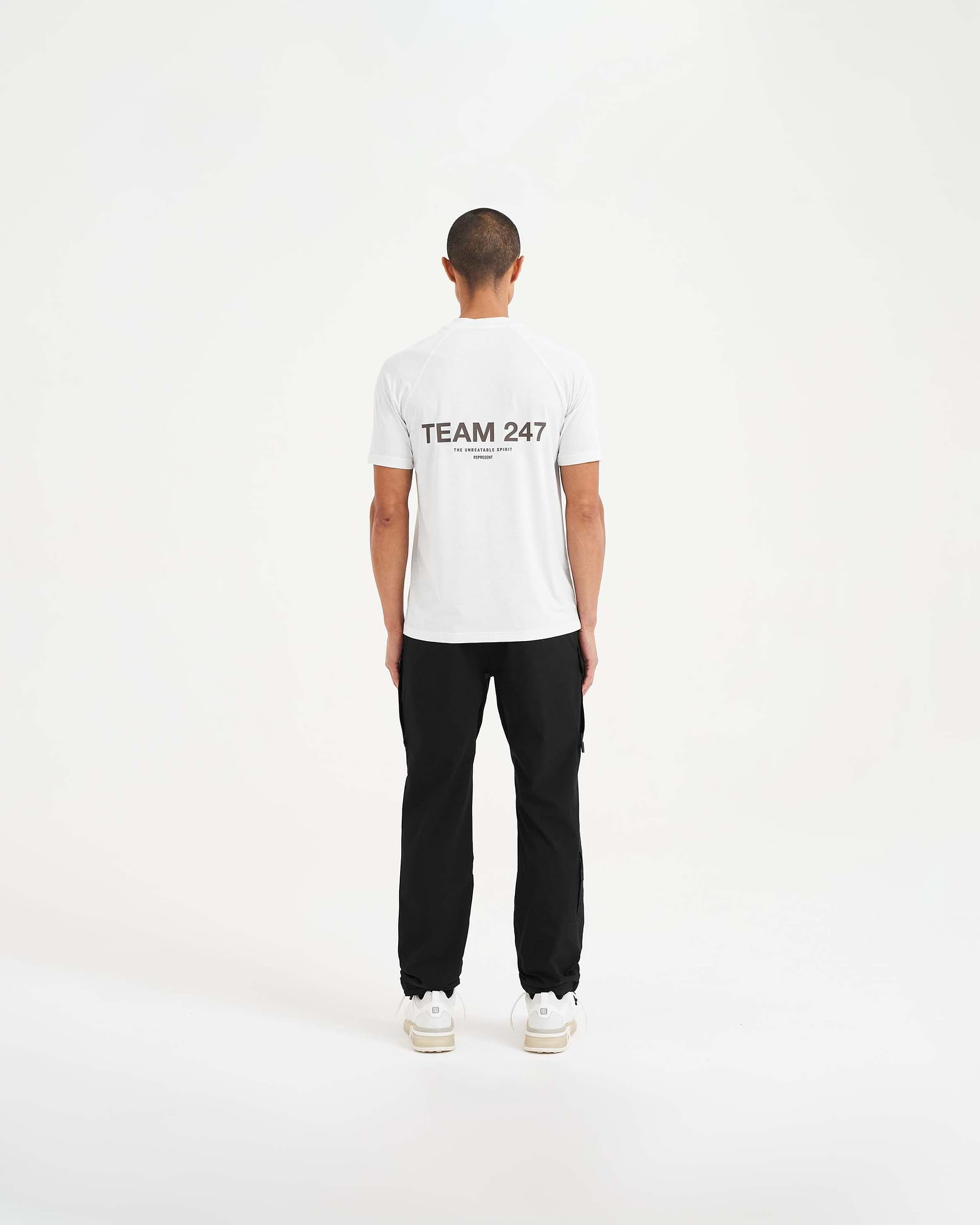 247 Team Run T-Shirt - Flat White