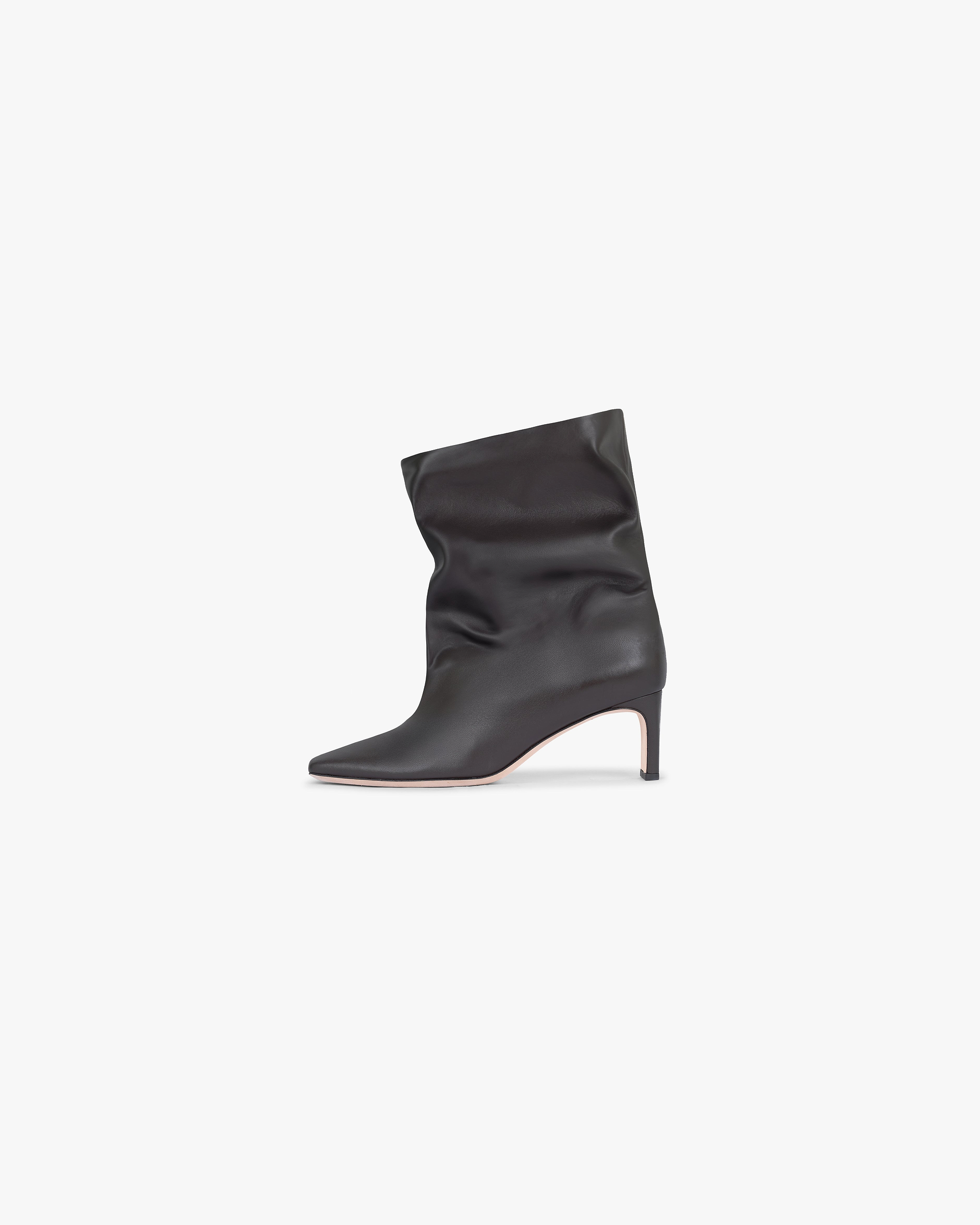 Square Toe Ankle Boot - Black Coffee