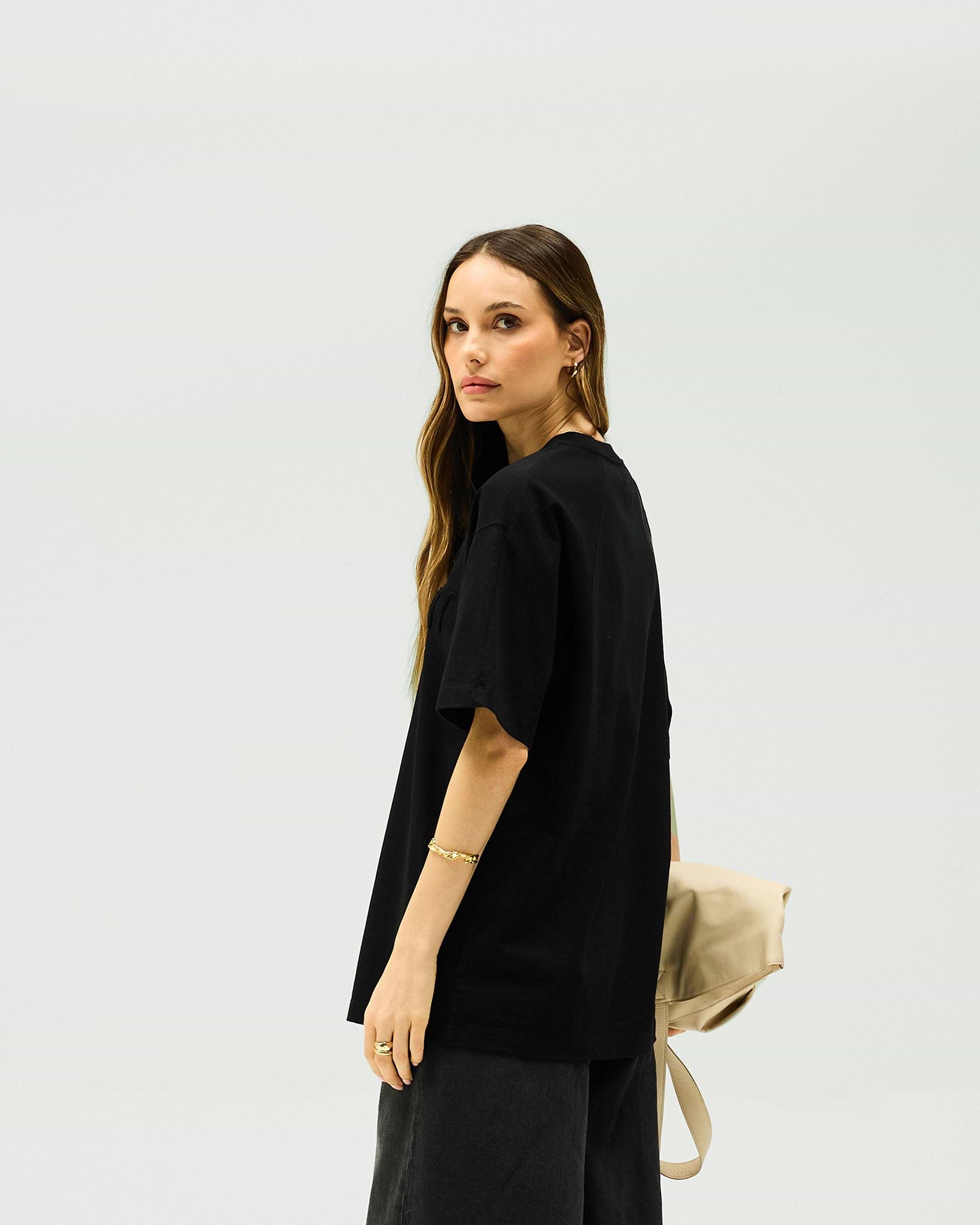 Owners Club Boyfriend T-Shirt - Jet Black