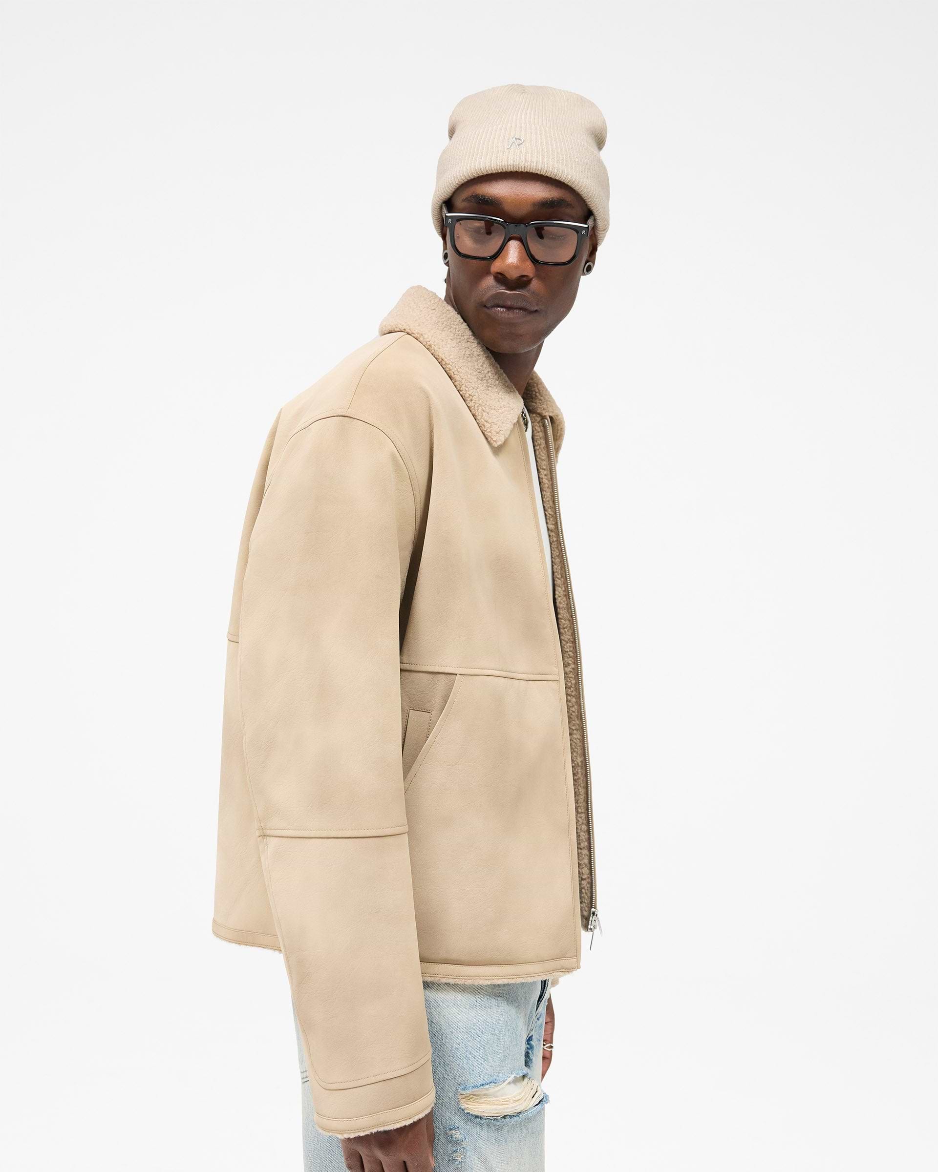 Cafe Shearling Jacket | Coats & Jackets | REPRESENT