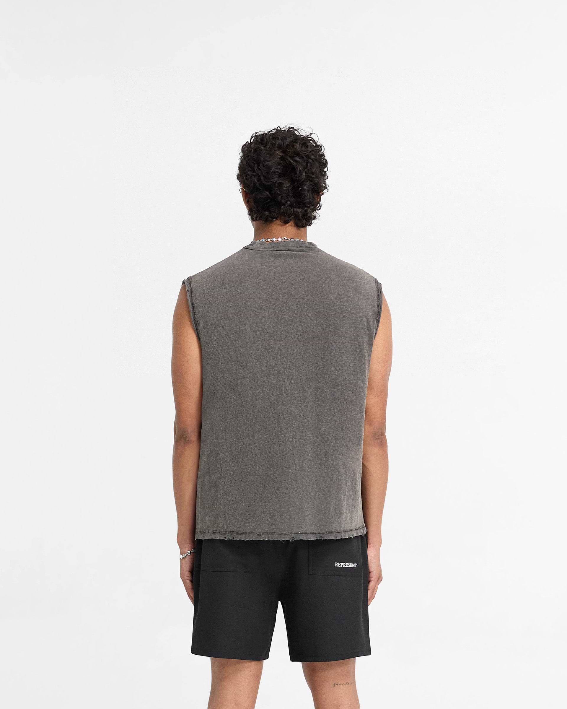 Vintage Grey Slub Tank Top | REPRESENT