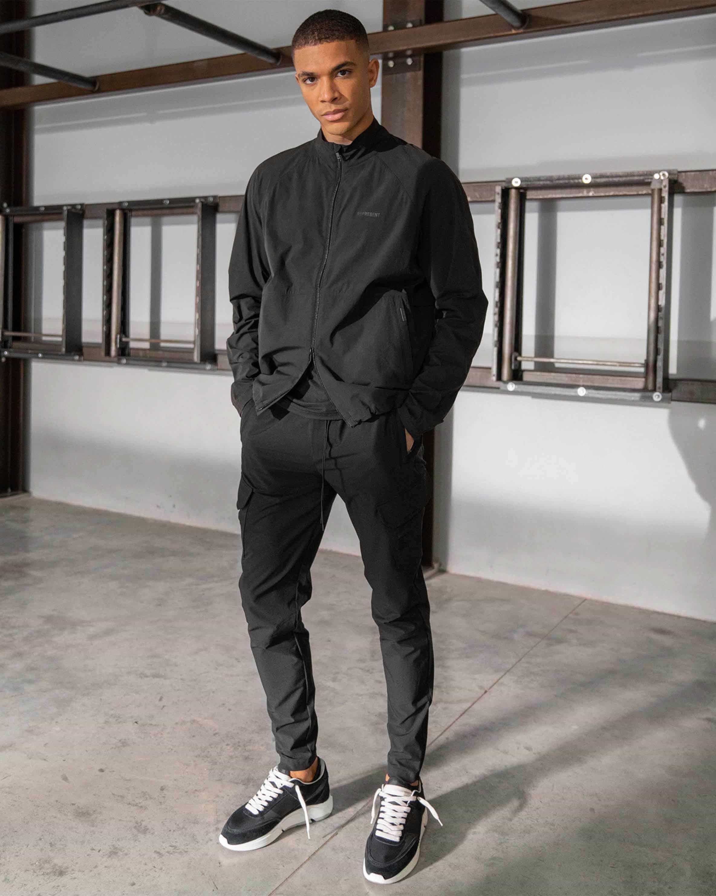 Black 247 Zip Pant Technical Stretch | 247 Pants | REPRESENT