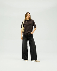Owners Club Boyfriend T-Shirt - Black Coffee