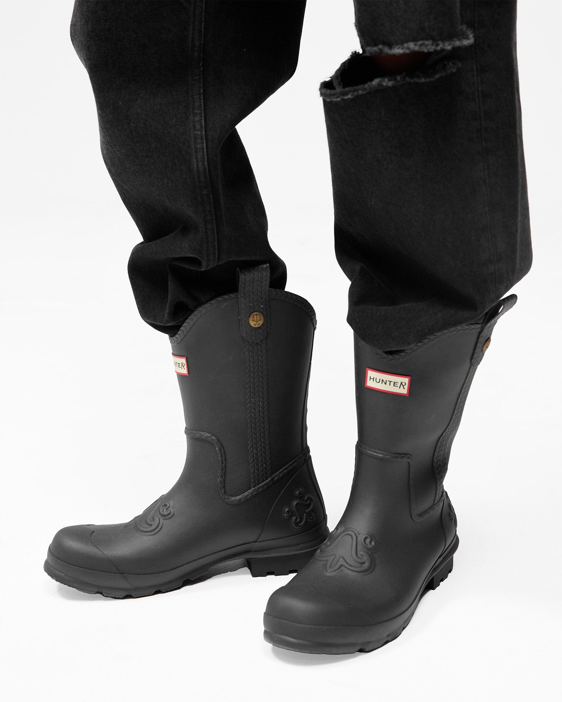 HUNTER★Unisex Hunter Grip Short Boot★22-28cm Represent x Hunter Original Short Boot | Black | REPRESENT