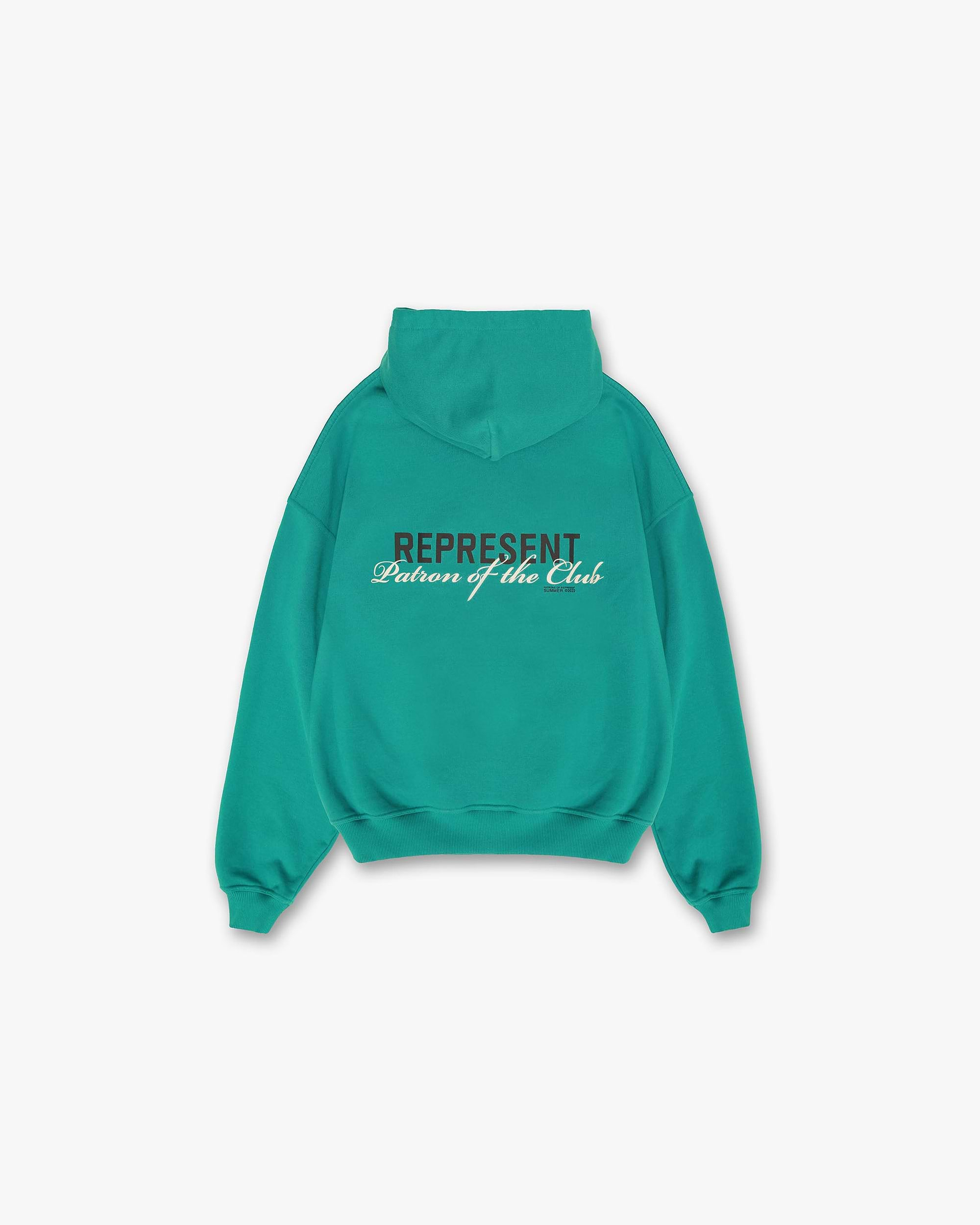 Patron Of The Club Hoodie - Teal