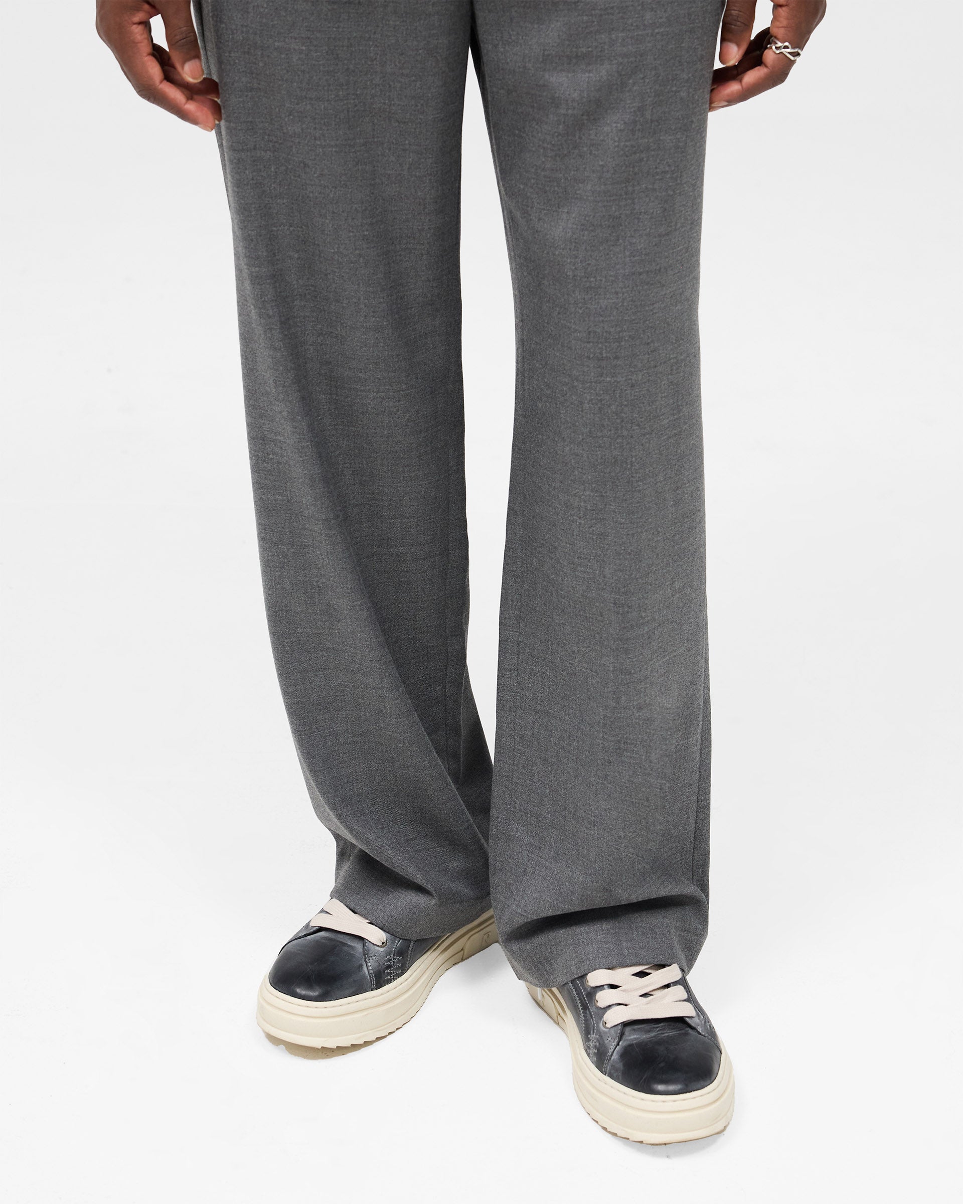 Wool Pant - Grey